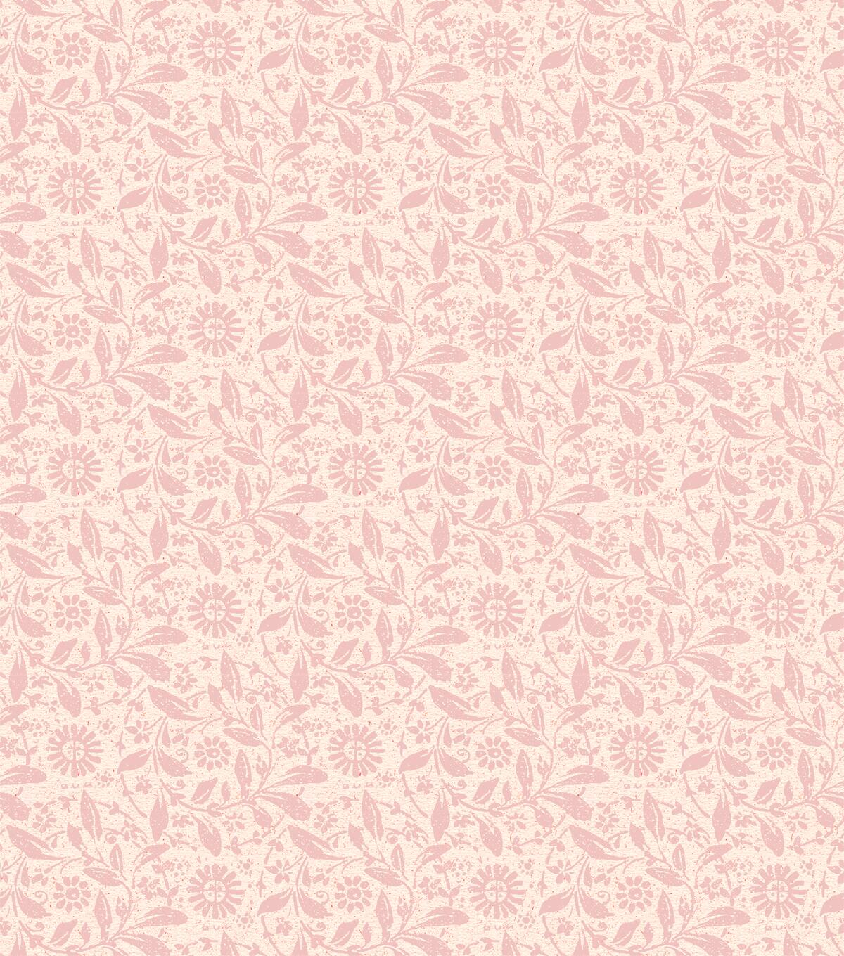 Suzanne Nicoll Peony Tonal Leaves Cotton Fabric