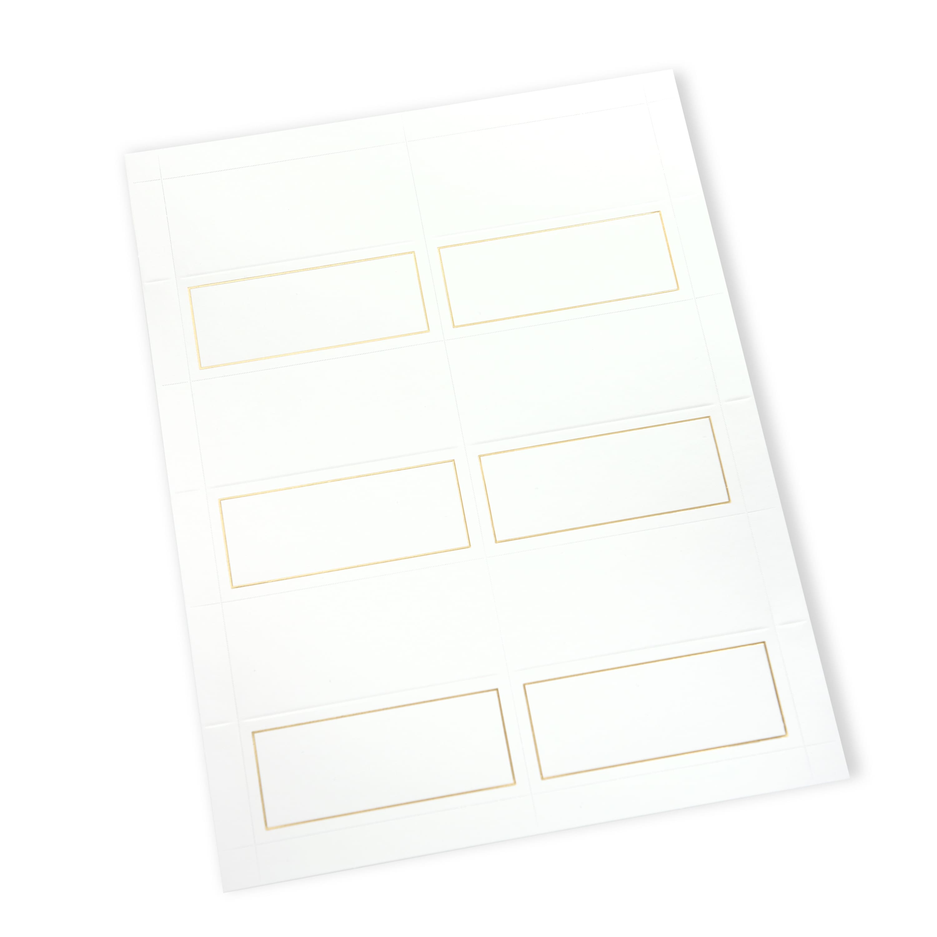 12 Packs: 48 ct. (576 total) Gold Border Place Cards by Recollections&#x2122;