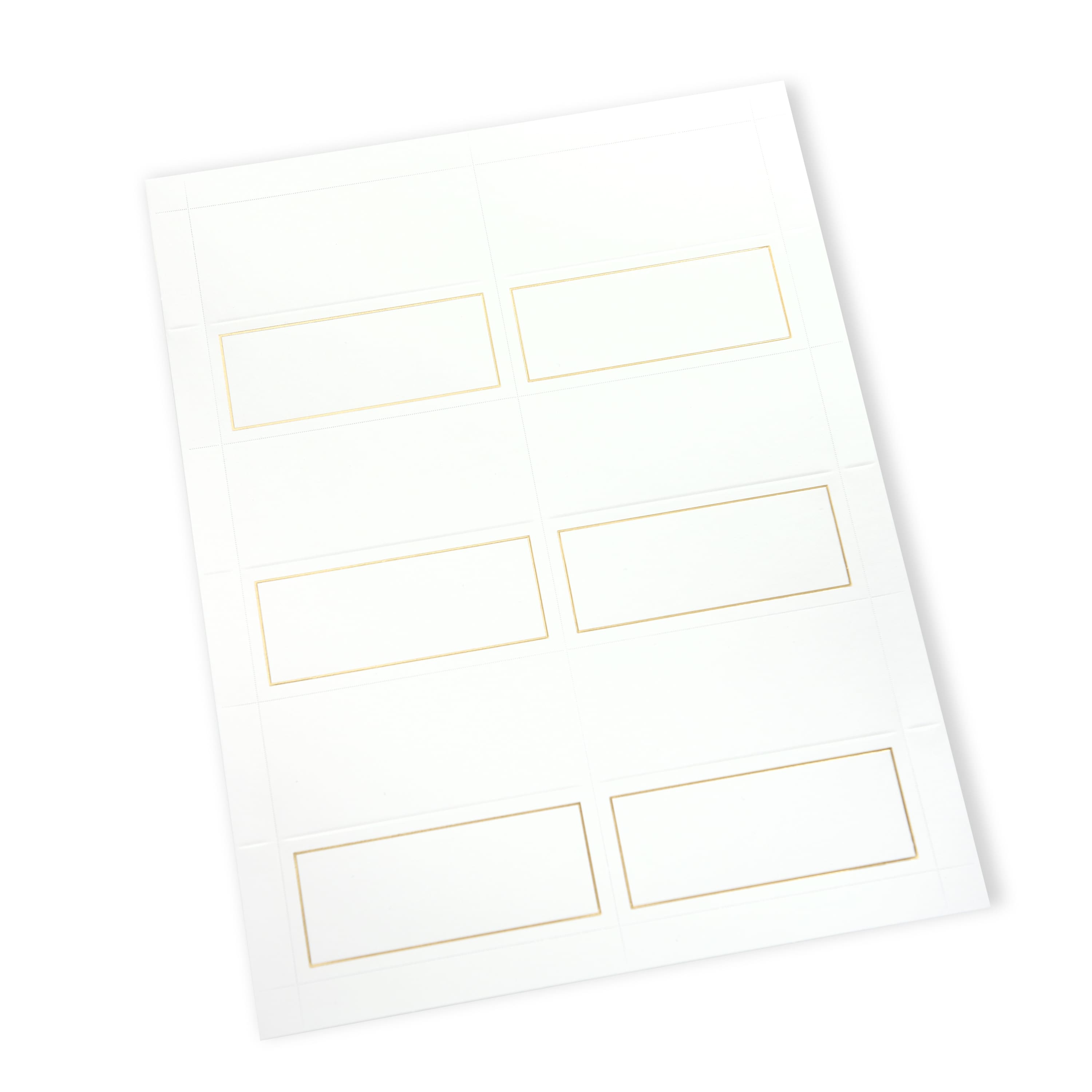 12 Packs: 48 ct. (576 total) Gold Border Place Cards by Recollections™