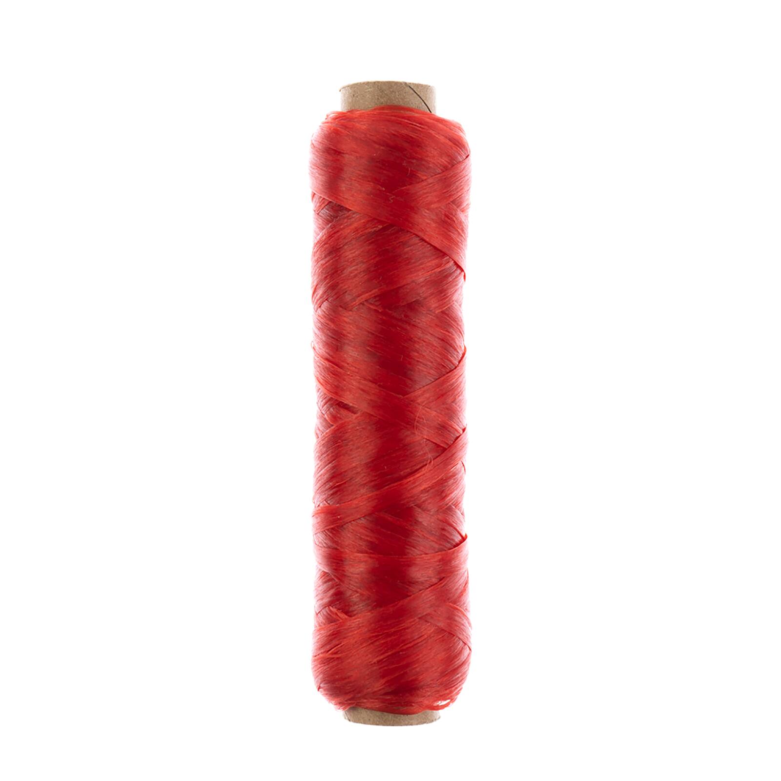 20 Yard Bobbin of Artificial Sinew 70LB Test - Red