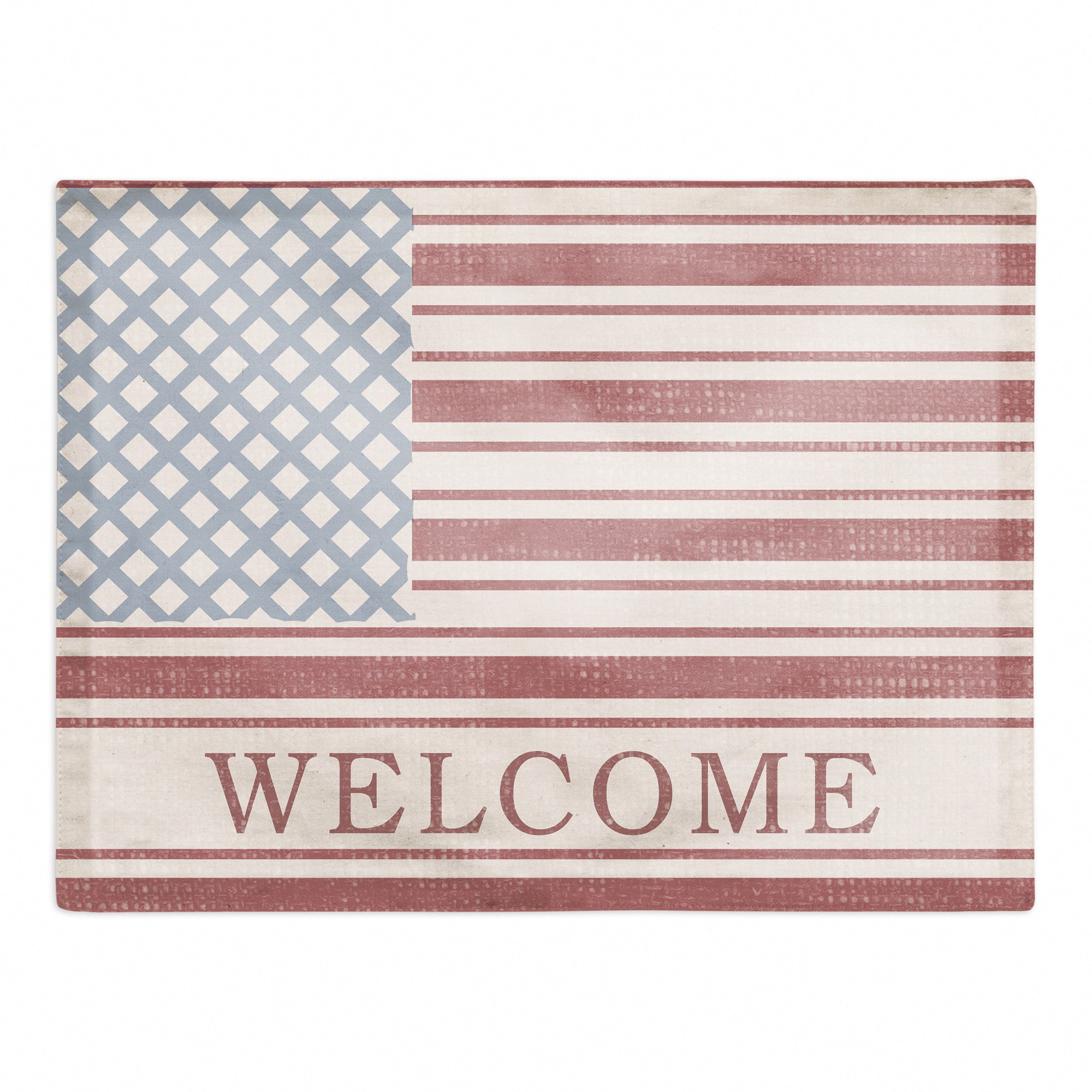 Designs Direct Welcome Flag Cotton Twill Placemat