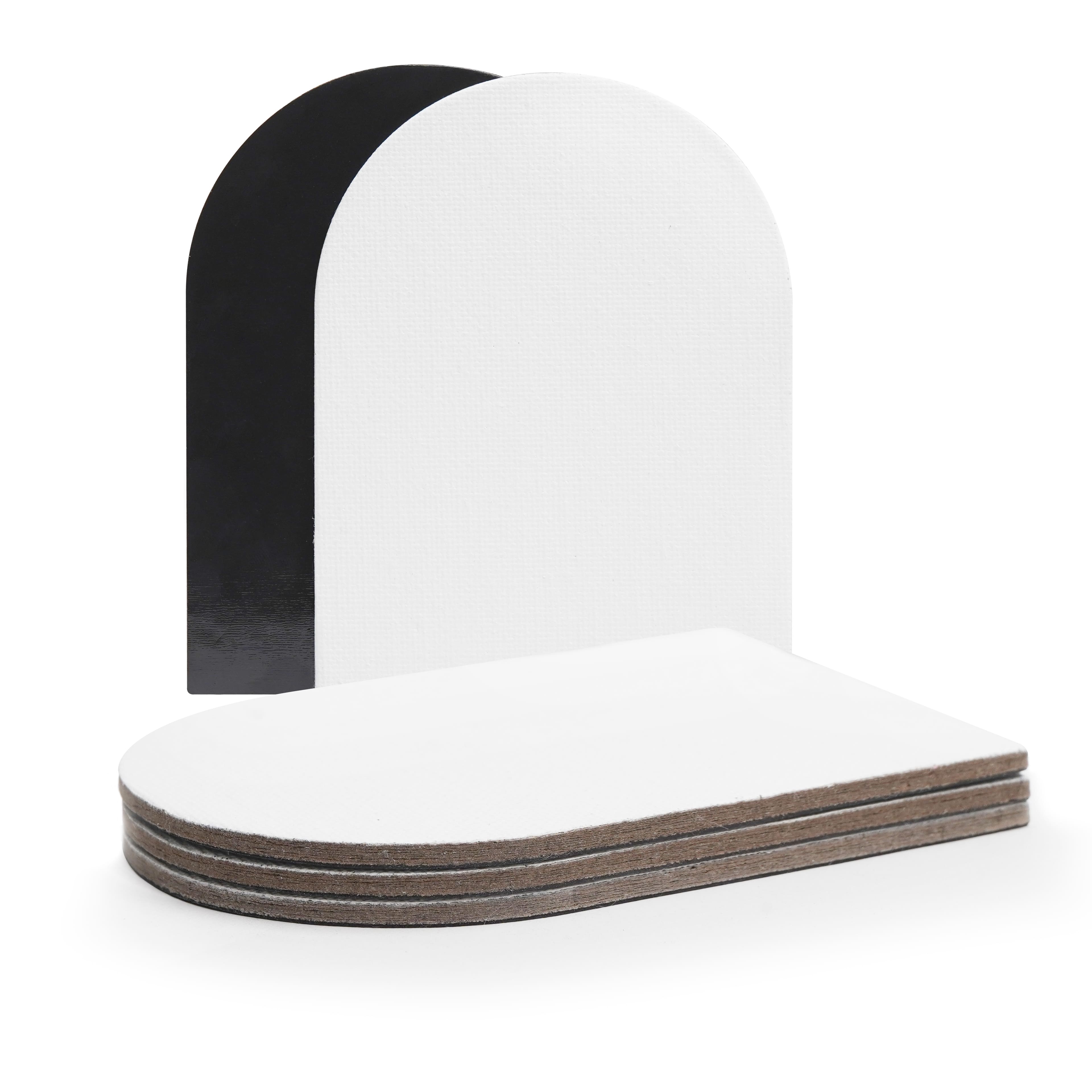 5 Pack 4&#x22; Shaped Magnetic Canvas Panels by Craft Smart&#x2122;
