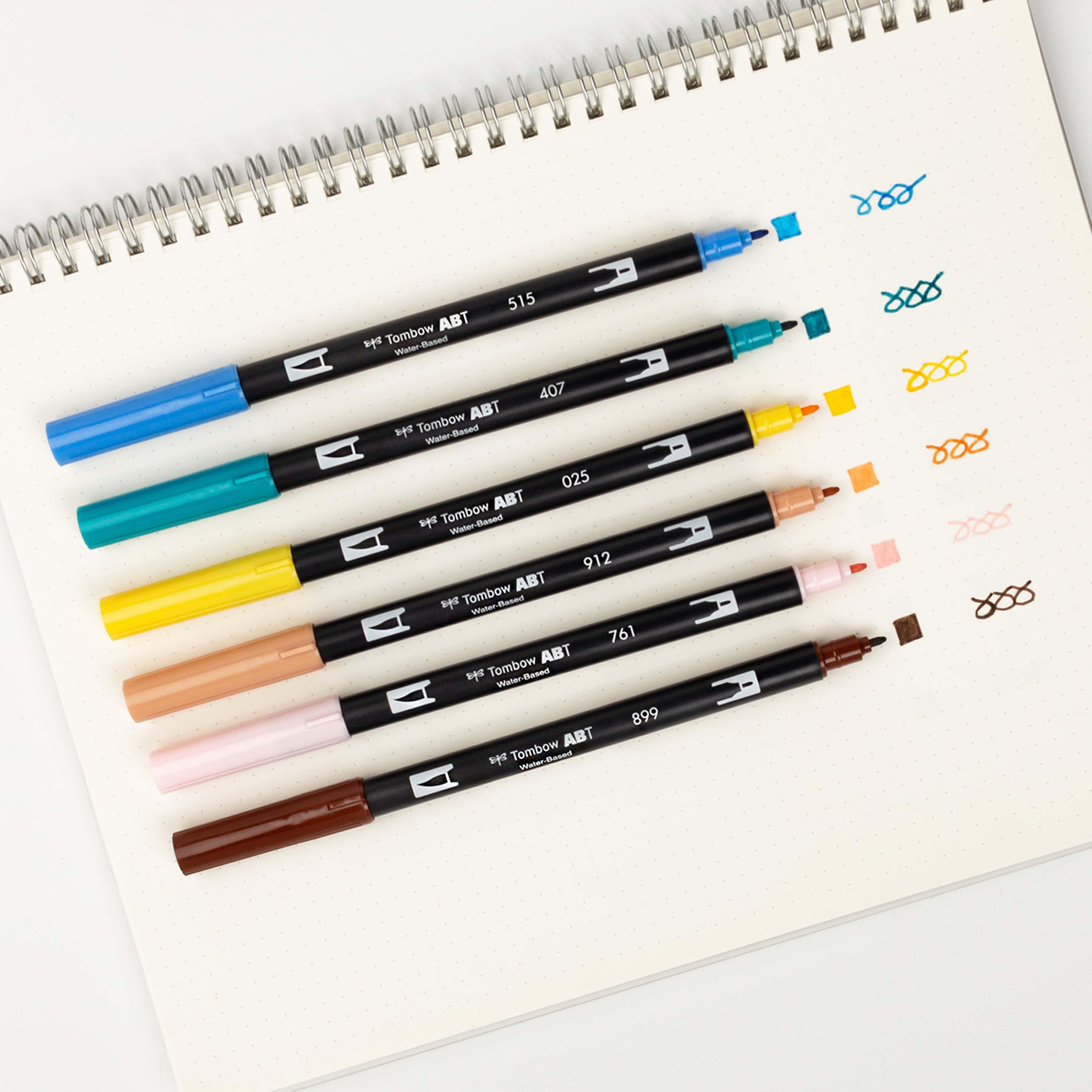 Tombow Bird Manga Illustration Dual Brush Pen Art Set