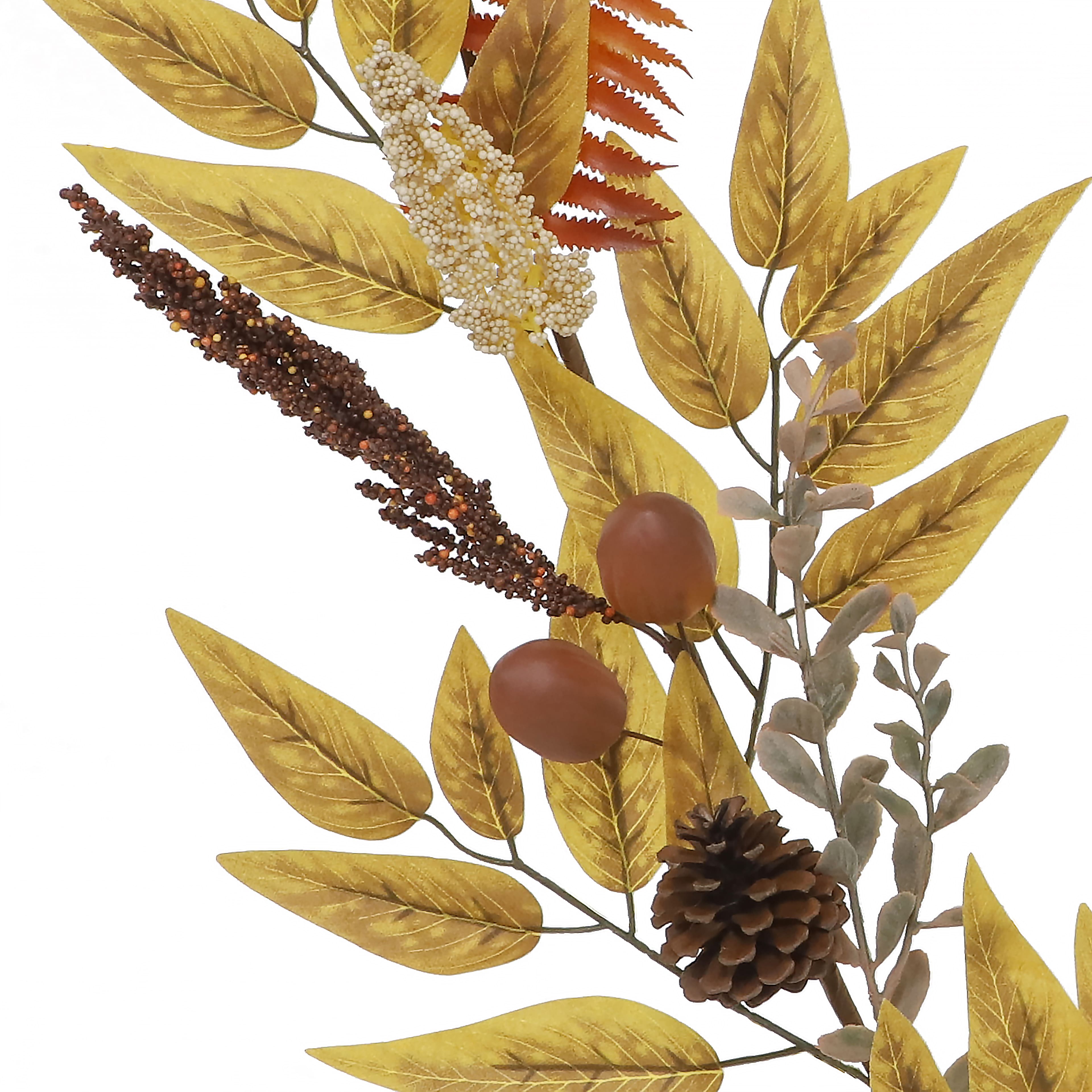 6ft. Yellow &#x26; Orange Eucalyptus &#x26; Fern Garland by Ashland&#xAE;