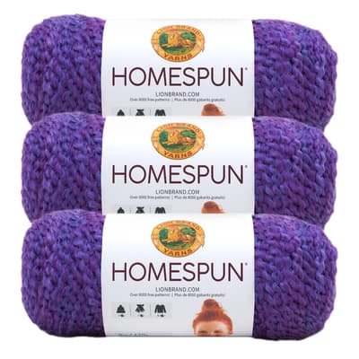 3 Pack Lion Brand® Homespun® Yarn