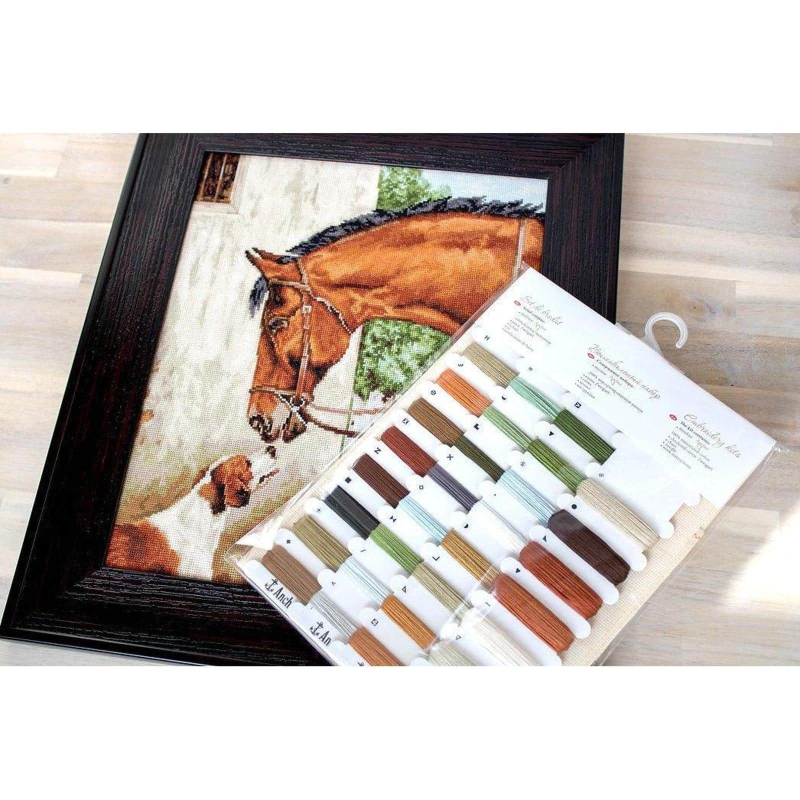 Luca-s Hunter And Foxhound Counted Cross Stitch Kit