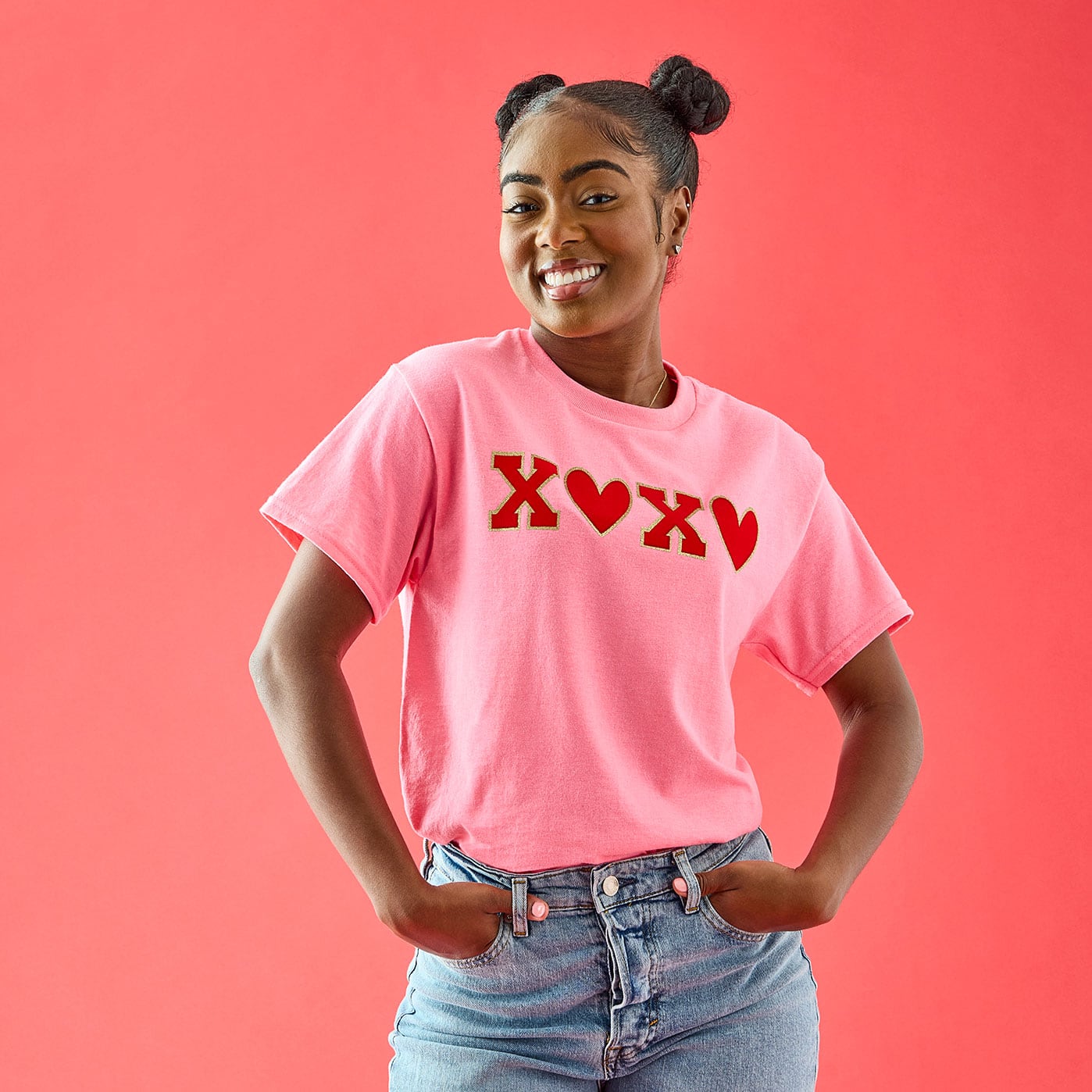 Flocked XOXO T-Shirt