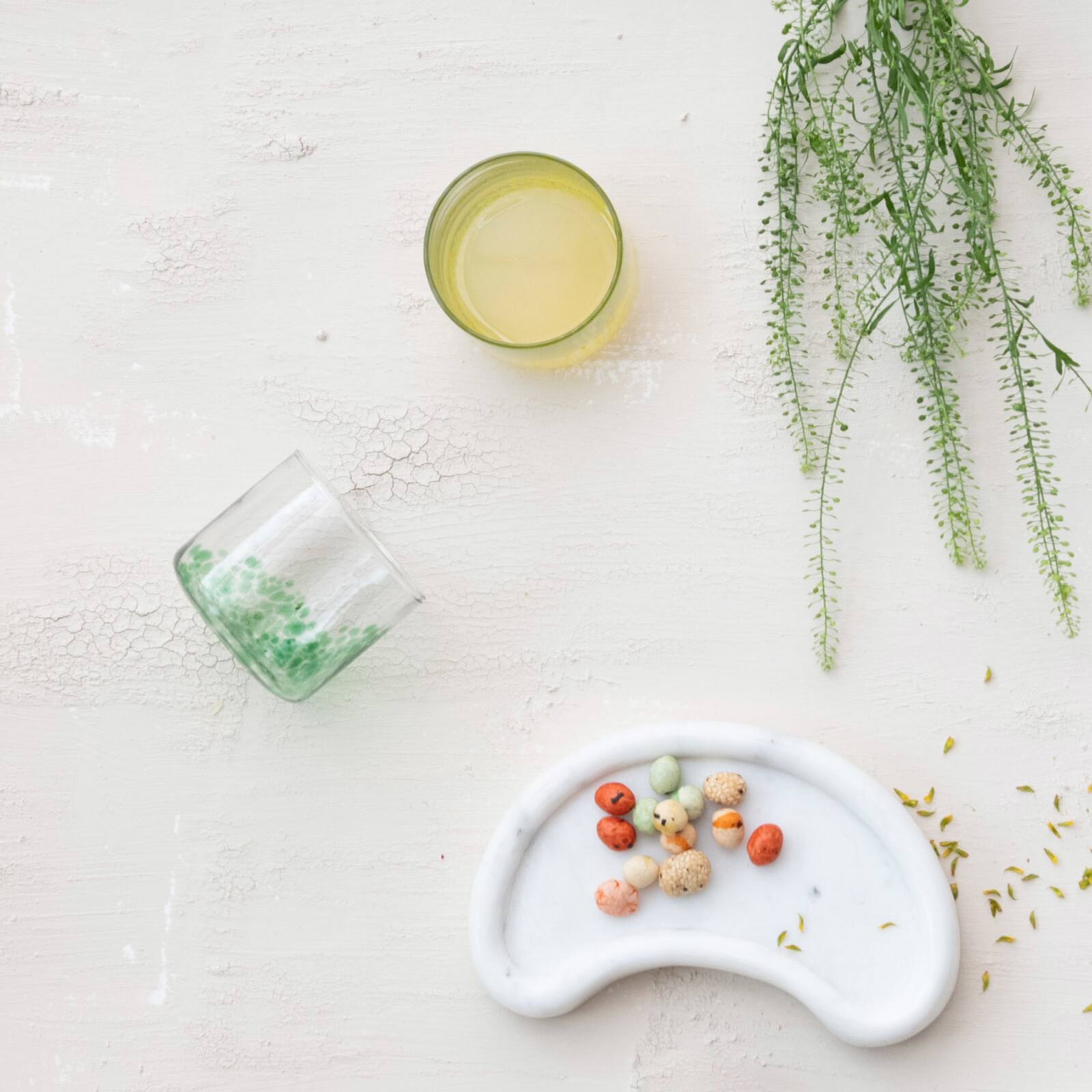 Hello Honey® 8oz. Multicolor Festive Confetti Hand-Blown Drinking Glasses, 4ct.