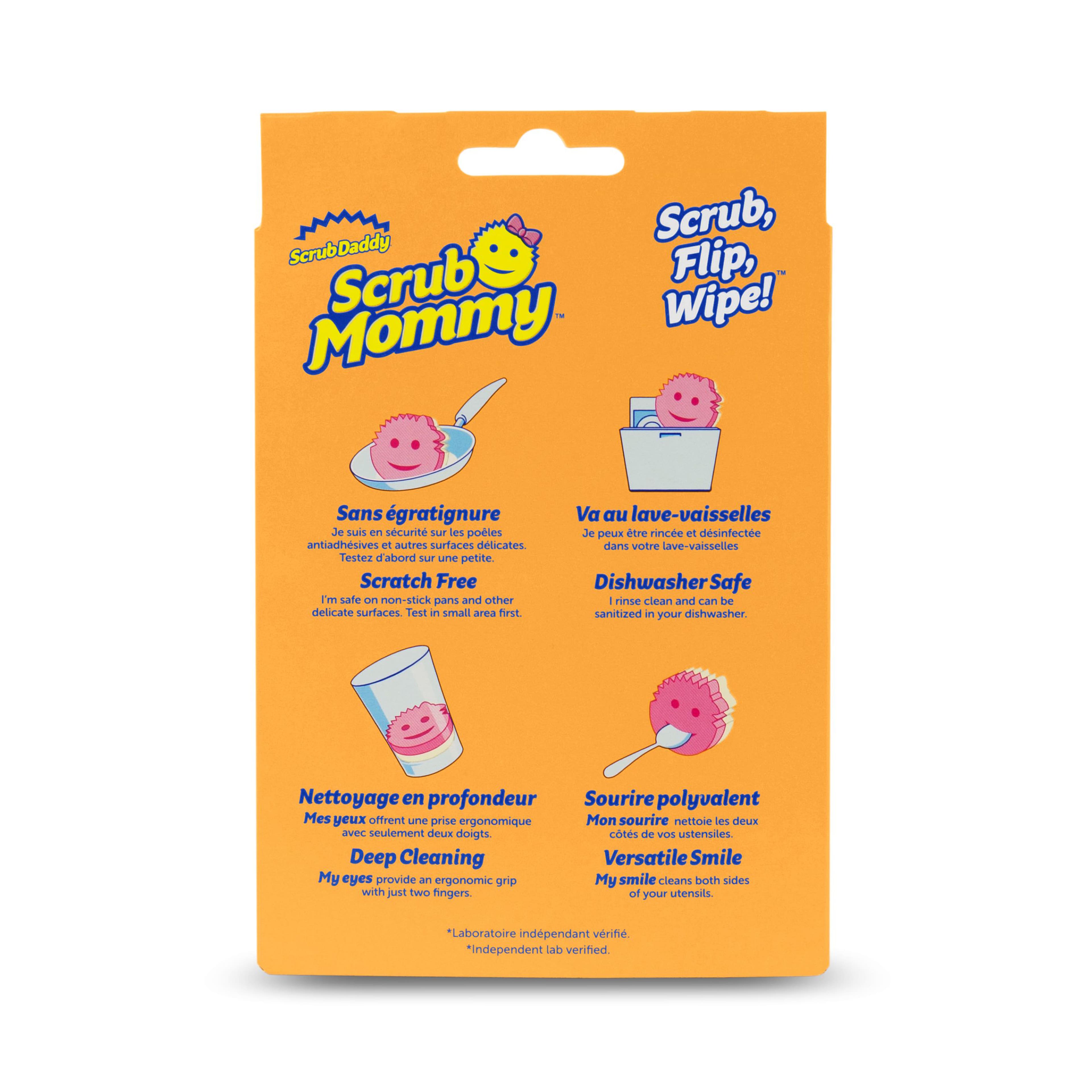 &#xC9;ponge et &#xE9;ponge &#xE0; r&#xE9;curer &#xE0; deux faces Scrub Mommy