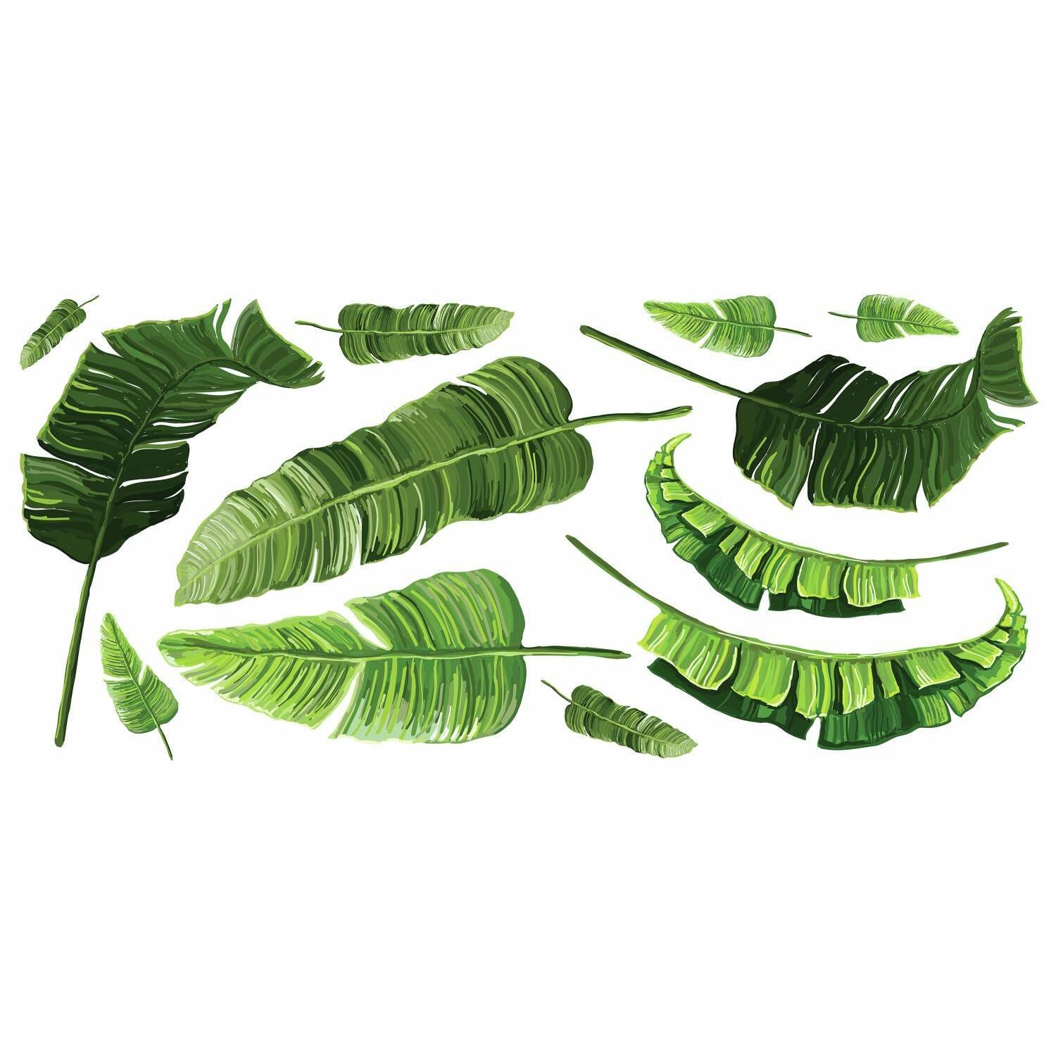 RoomMates Banana Leaf Peel &#x26; Stick Wall Decals