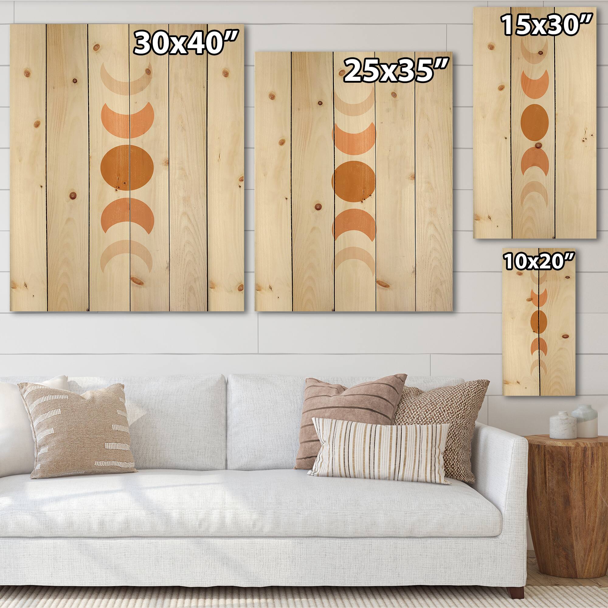 Designart - Minimalist Moon Phases