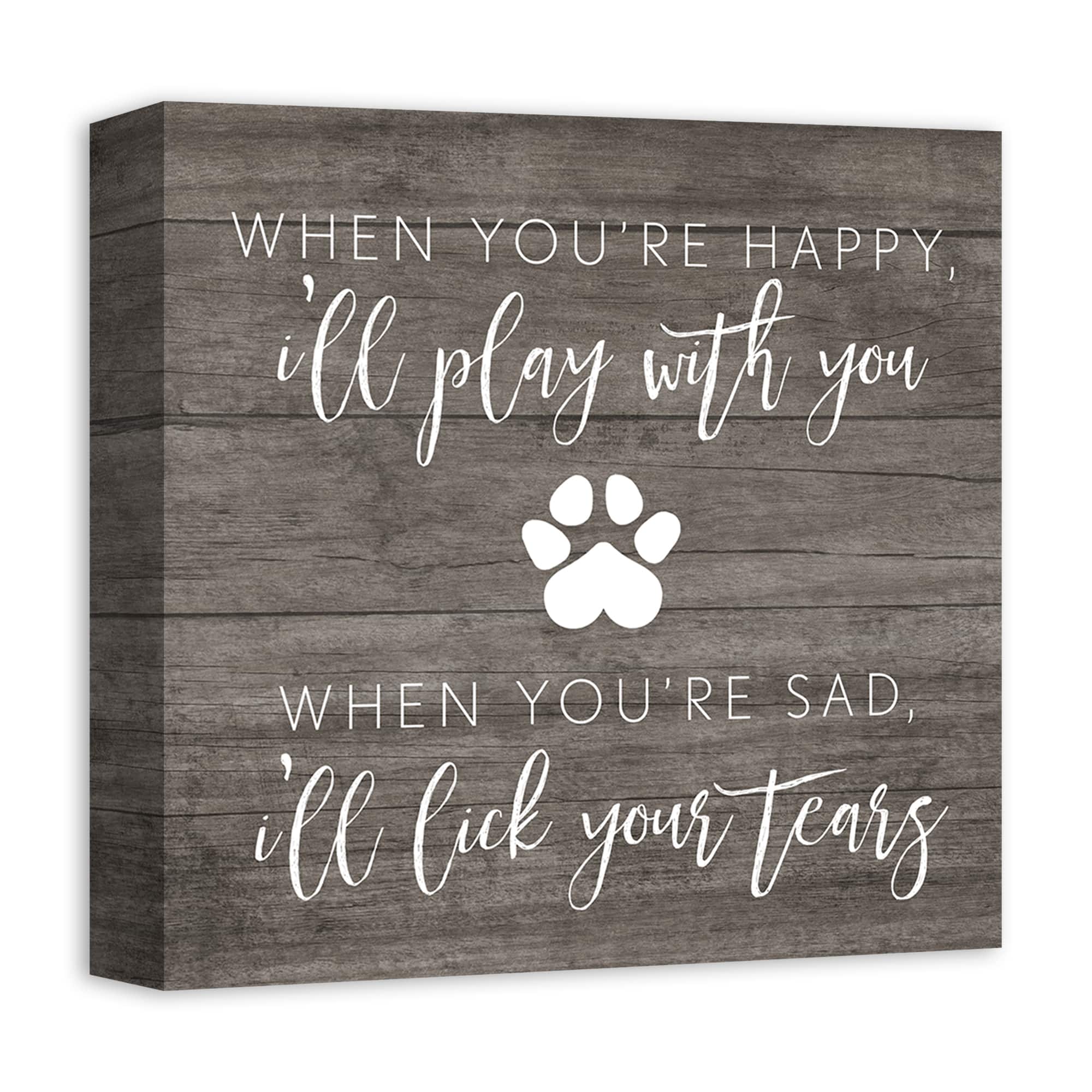 I'll Lick Your Tears Canvas Wall Art