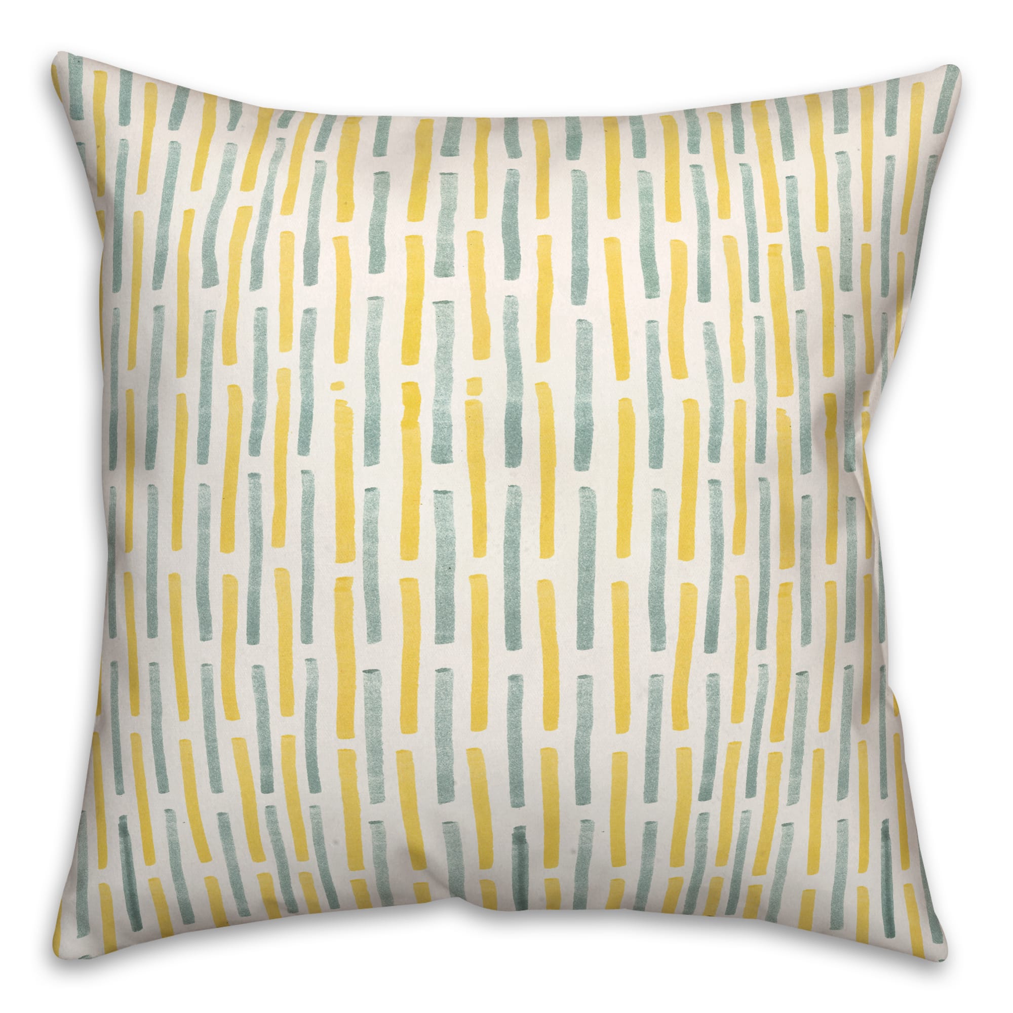 Geometric Lines Indoor/Outdoor Throw Pillow