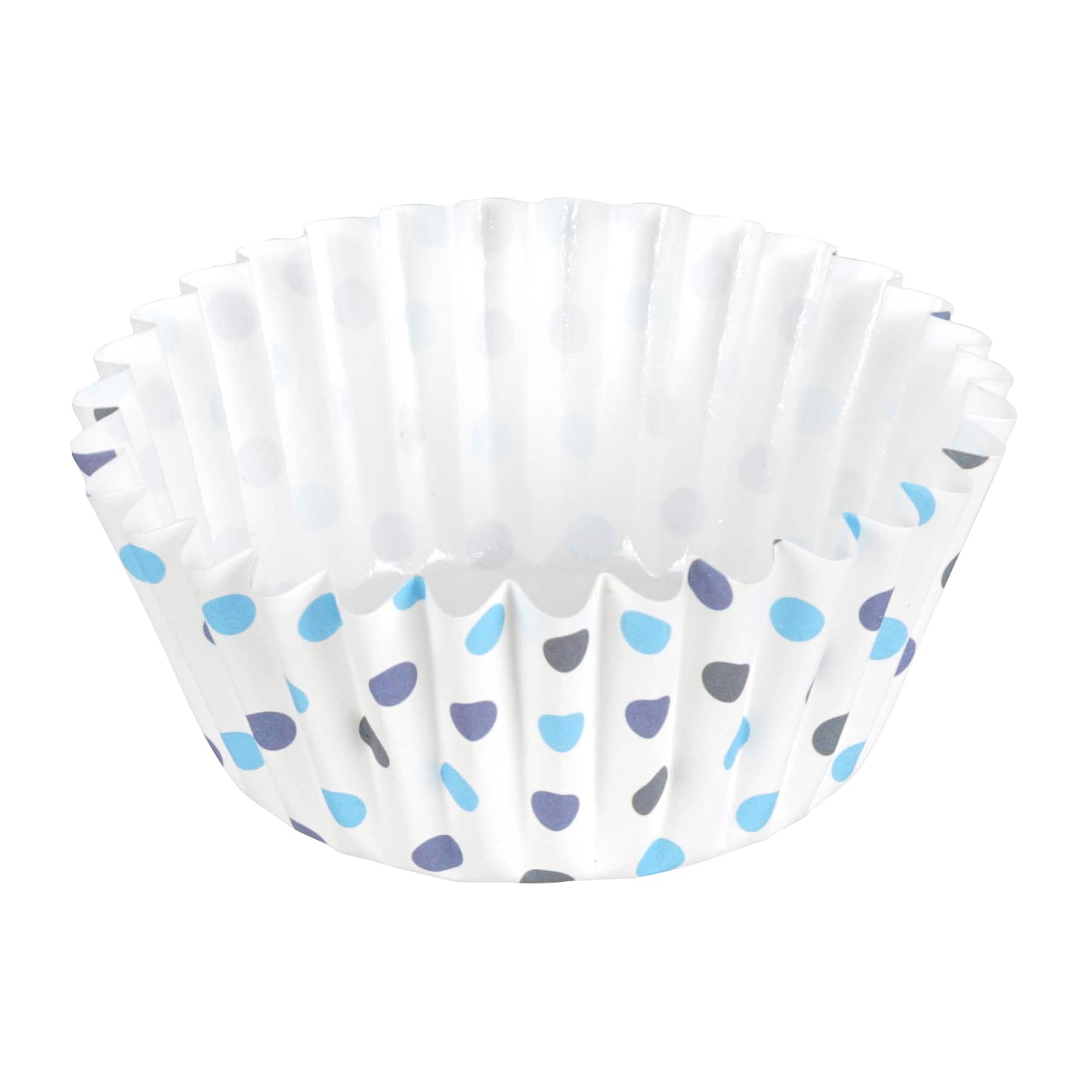 Multi Blue Polka Dot Grease Resistant Baking Cups by Celebrate It®