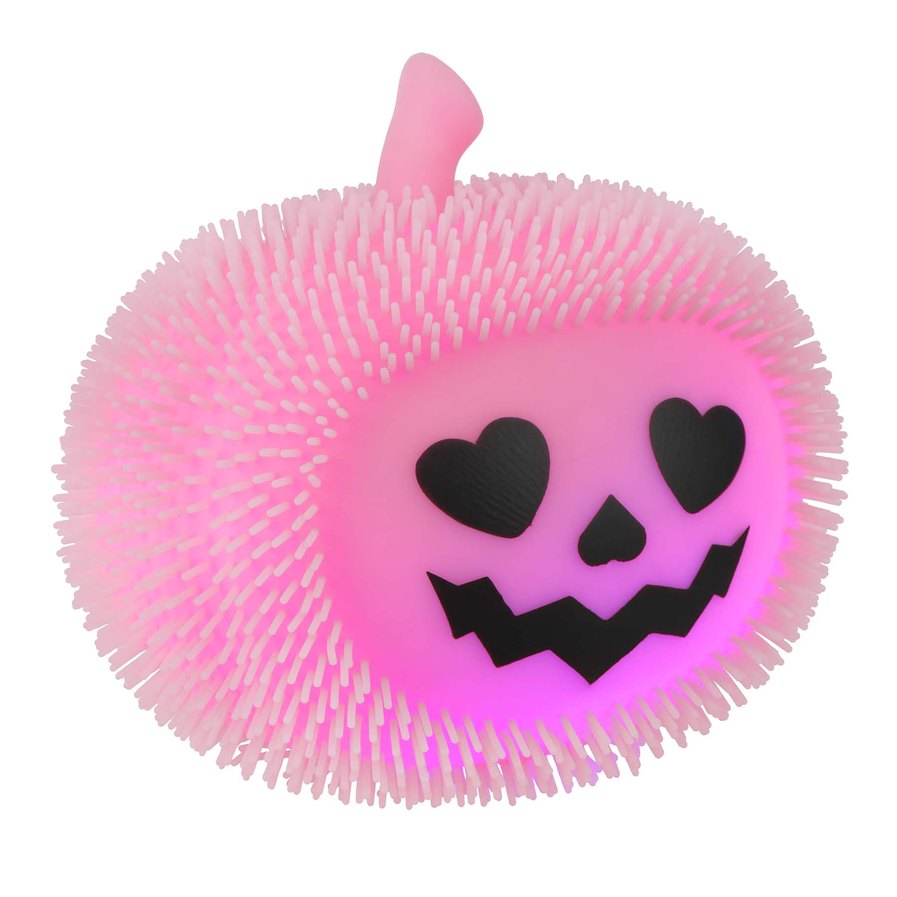 5" Pink Jack-O'-Lantern Light-Up Puffer Toy by Creatology™