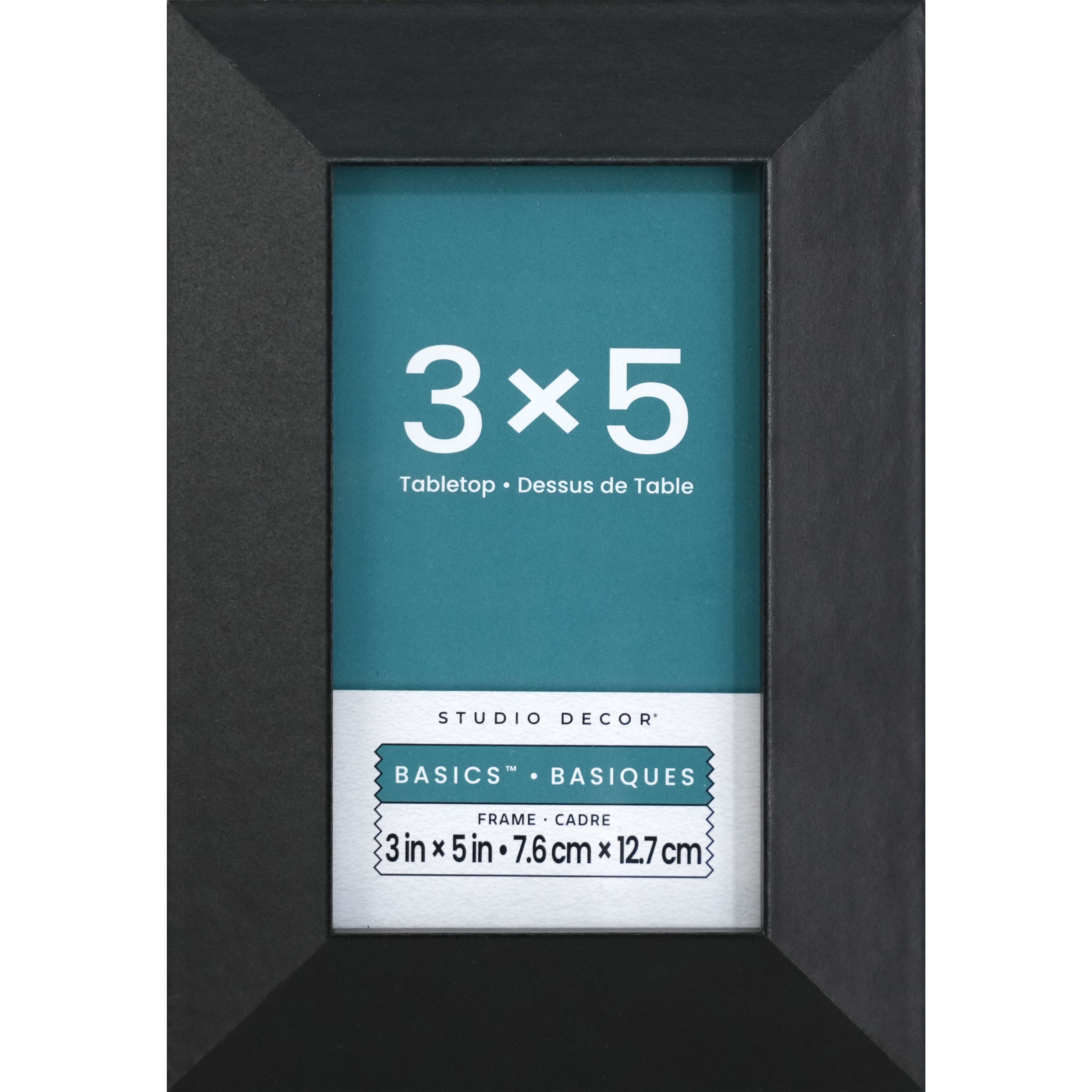 Basics&#x2122; Studio Black Tabletop Frame by Studio D&#xE9;cor&#xAE;