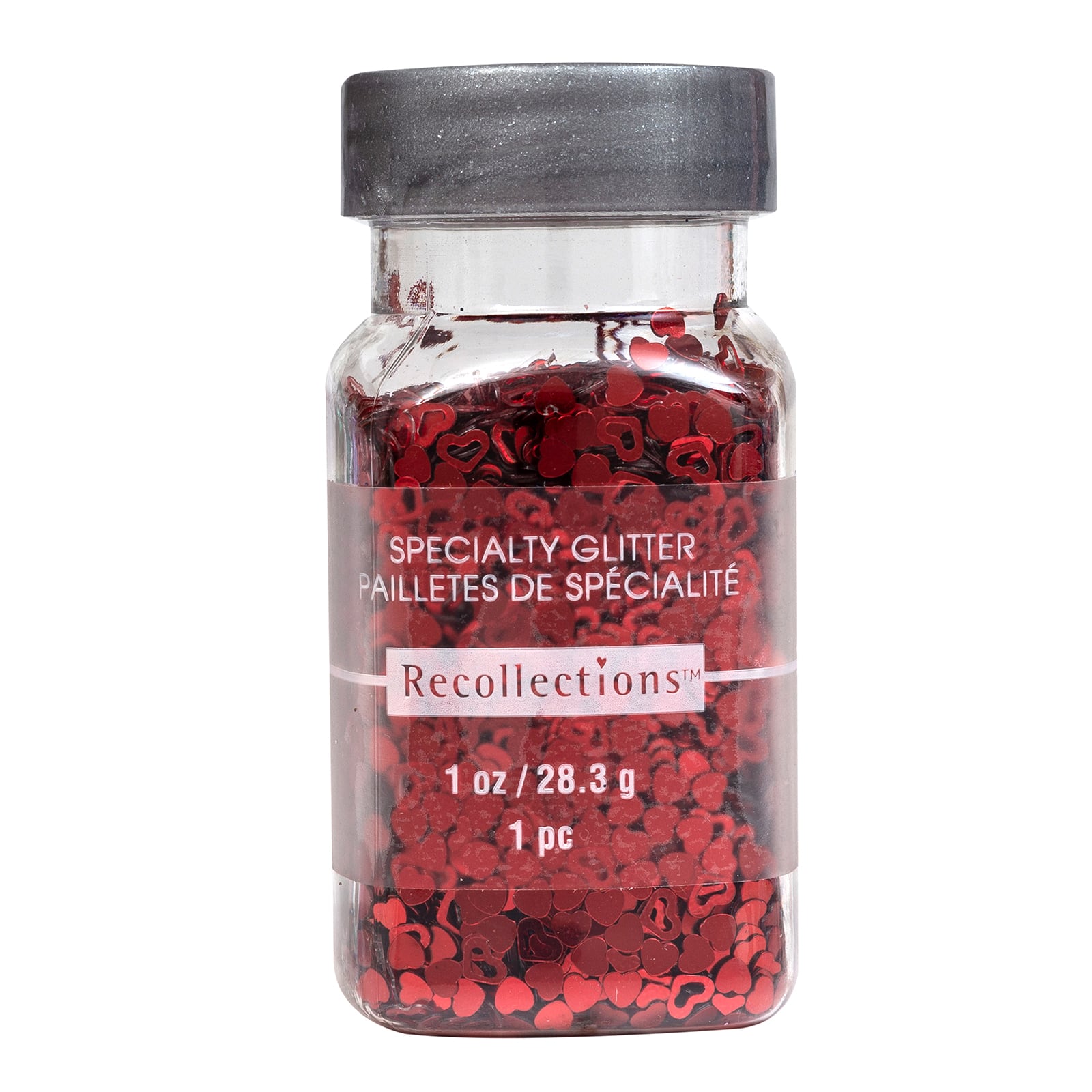 Open & Closed Heart Shaped Glitter by Recollections™