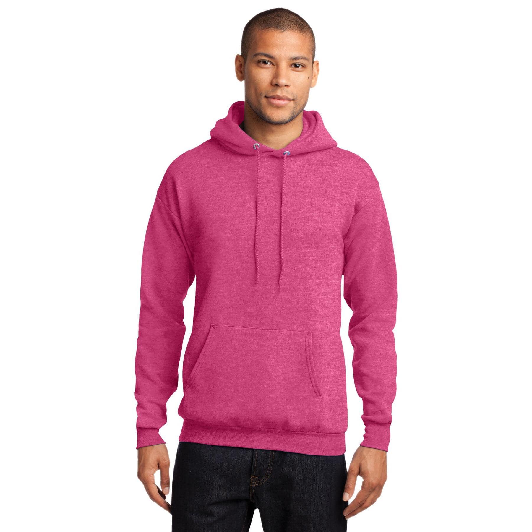 Port & Company® Heathered Colors Core Fleece Pullover Hooded Sweatshirt