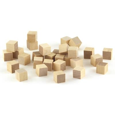 Hygloss® 0.5" Wood Blocks, 30ct. | Michaels