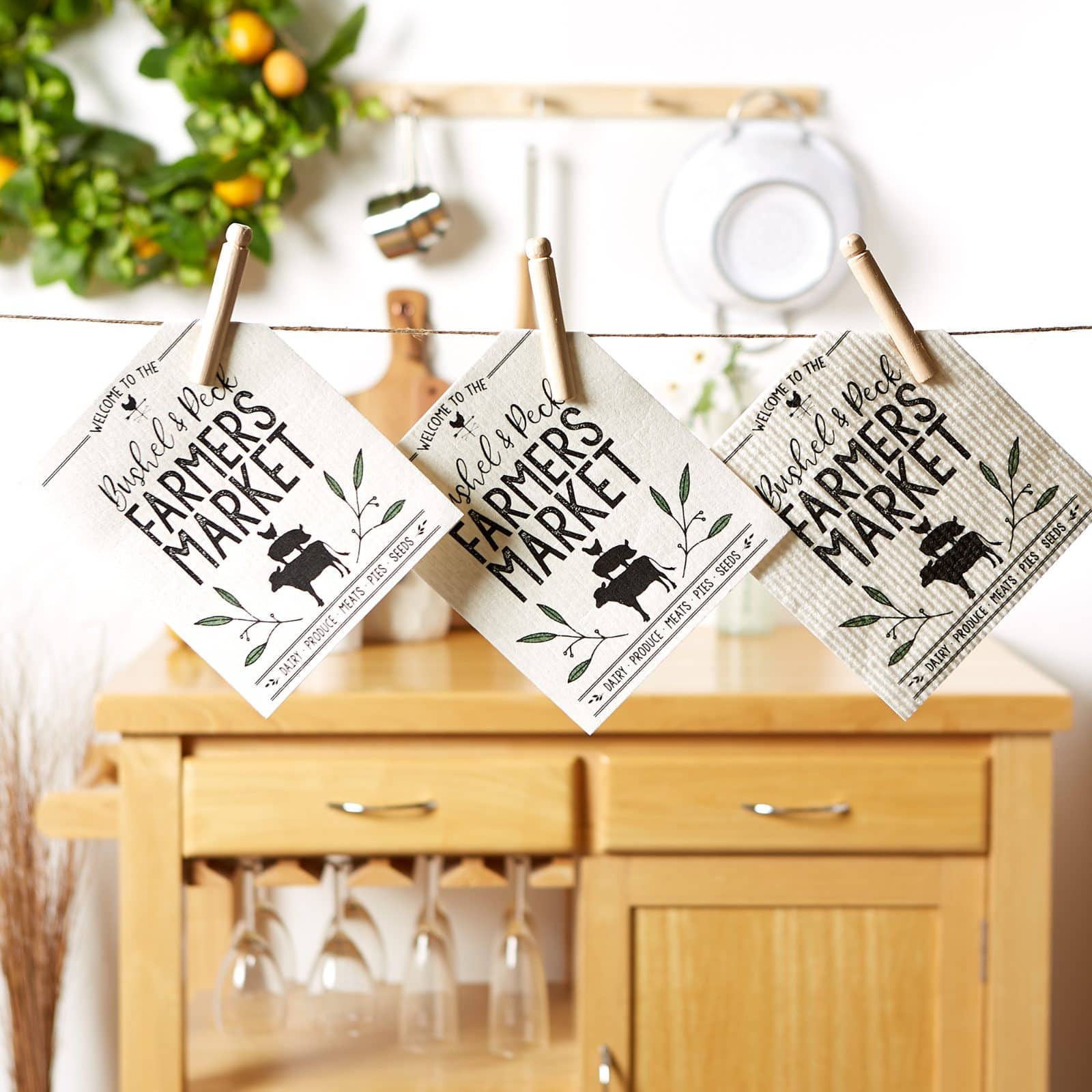 DII® Farmers Market Swedish Dishcloth, 3ct.