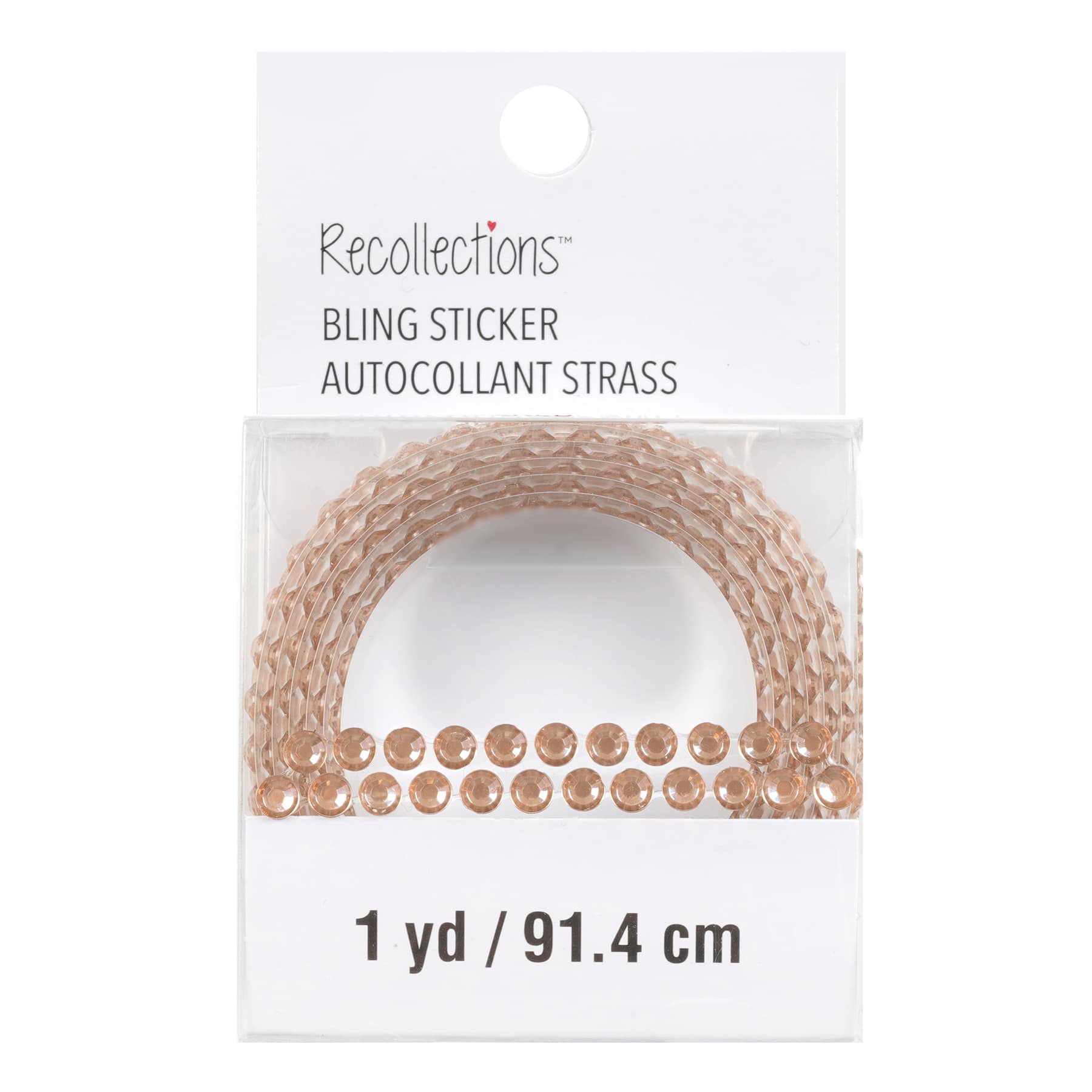 12 Pack: Bling on a Roll&#x2122; Brown Rhinestone Adhesives by Recollections&#x2122;