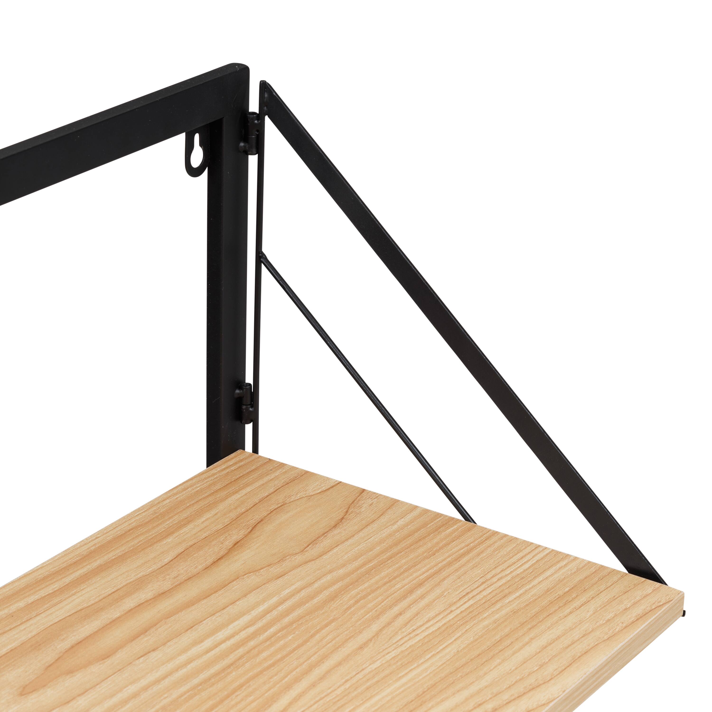 Honey Can Do 24" Maple Mountable Wood Shelf