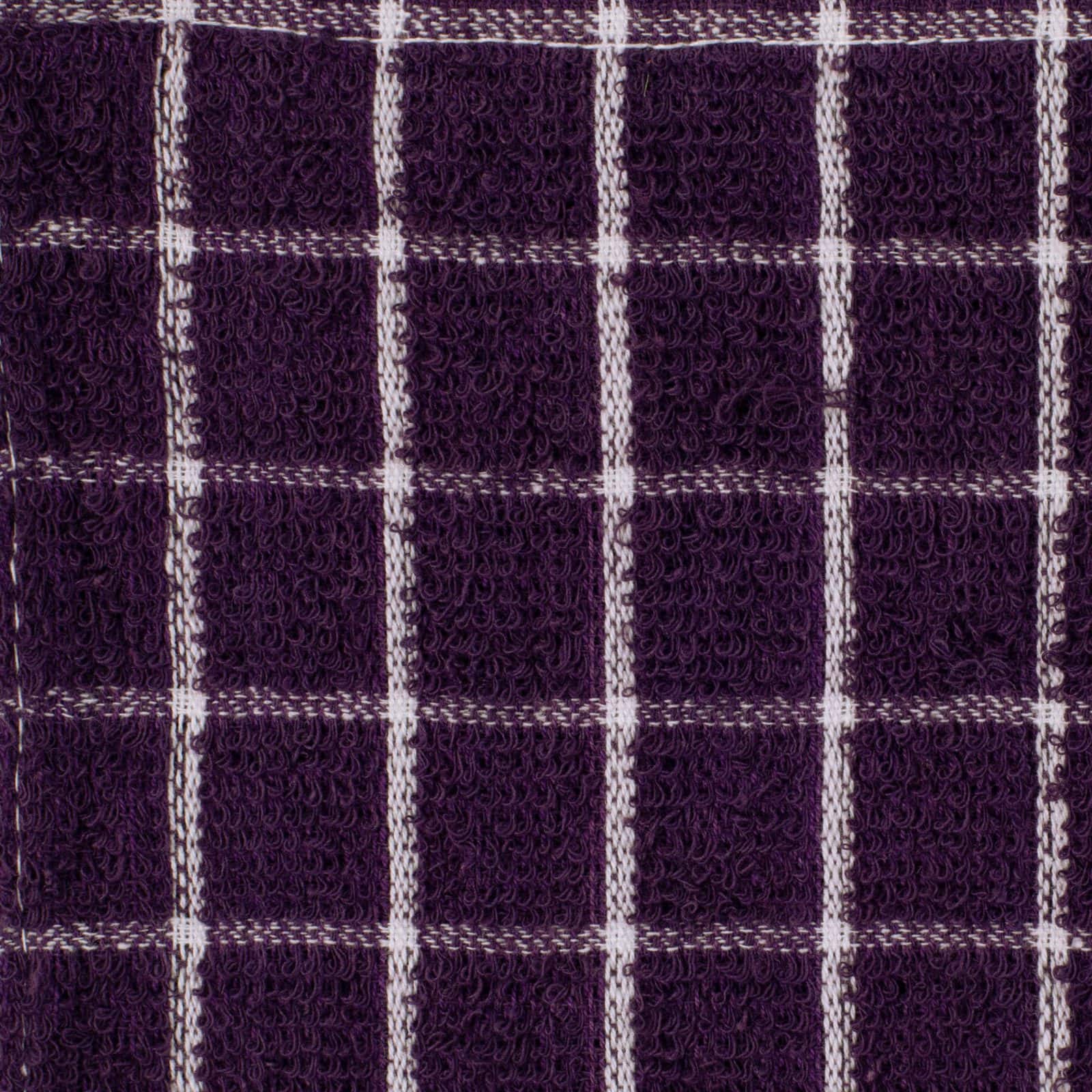 DII® Eggplant Combo Windowpane Dishcloths, 6ct.