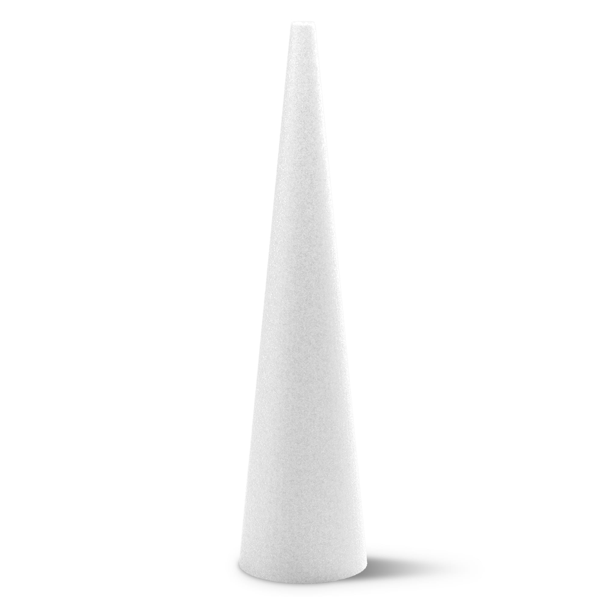 12 Pack: FloraCraft® CraftFōM Cone White, 5.75" x 24"