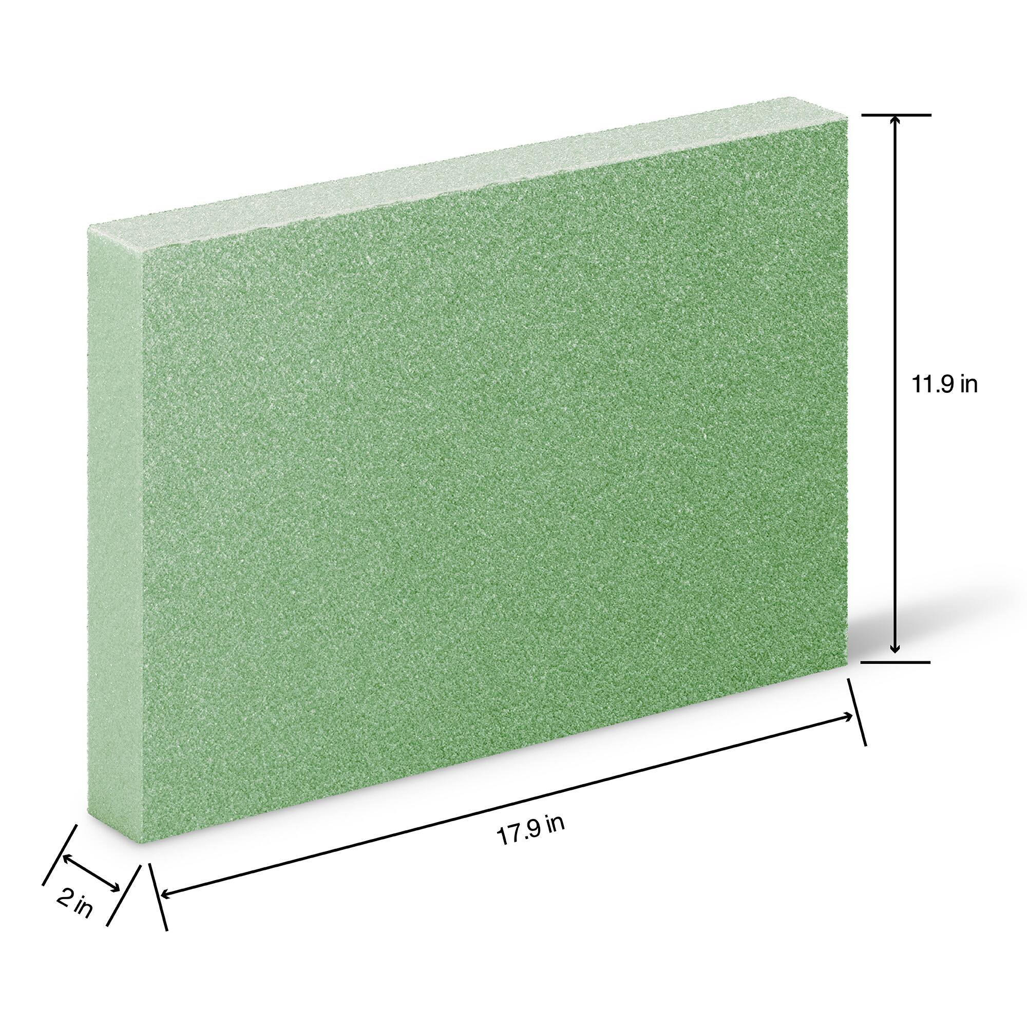 8 Pack: FloraCraft® FloraFōM® 18" x 12" x 2" Green Foam Block