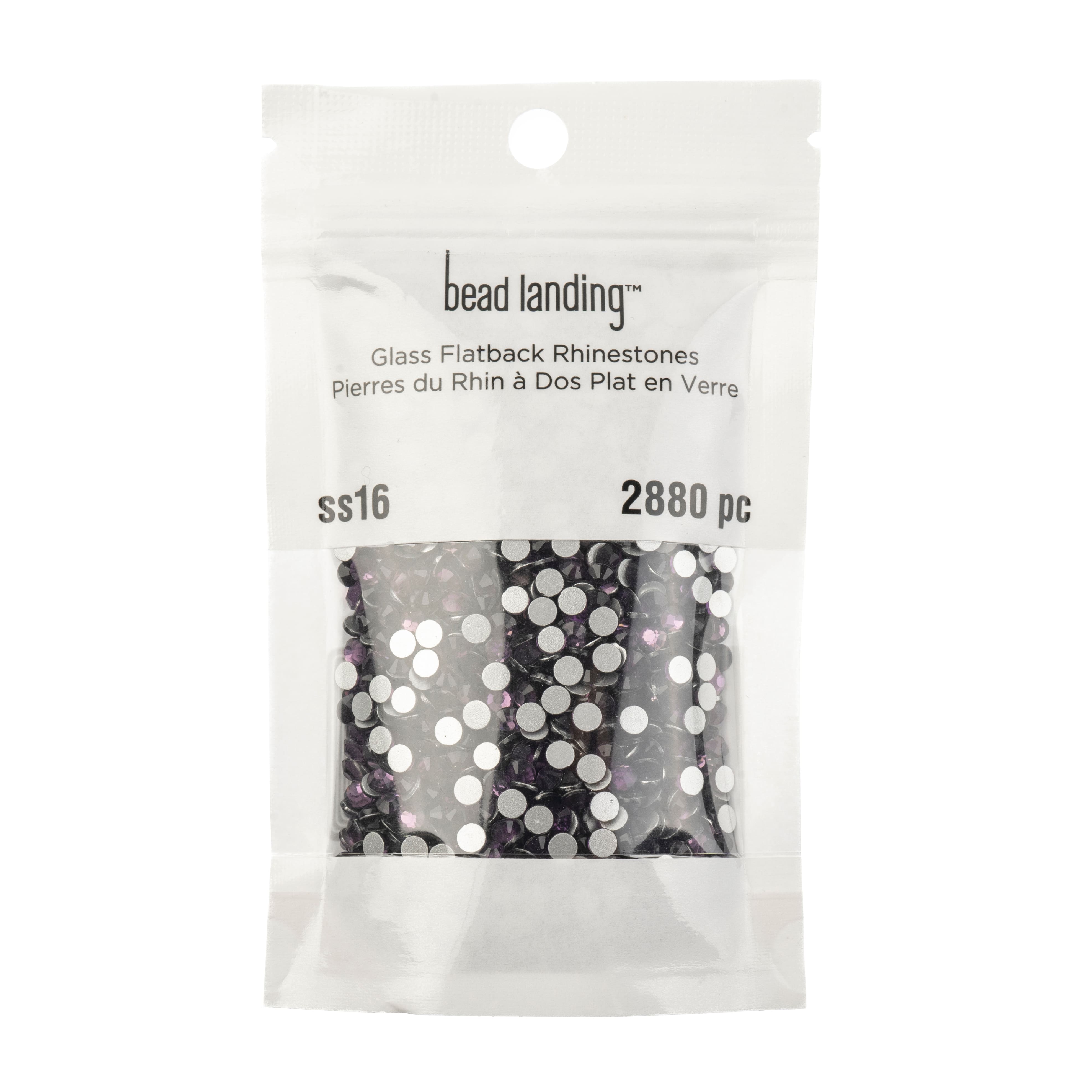 12 Pack: SS16 Glass Flatback Rhinestones by Bead Landing™