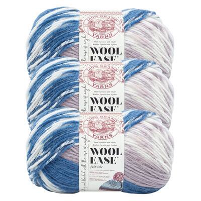 3 ct Lion Brand Wool Ease Fair Isle Yarn in Rose/Blossom | 5.3 | Michaels