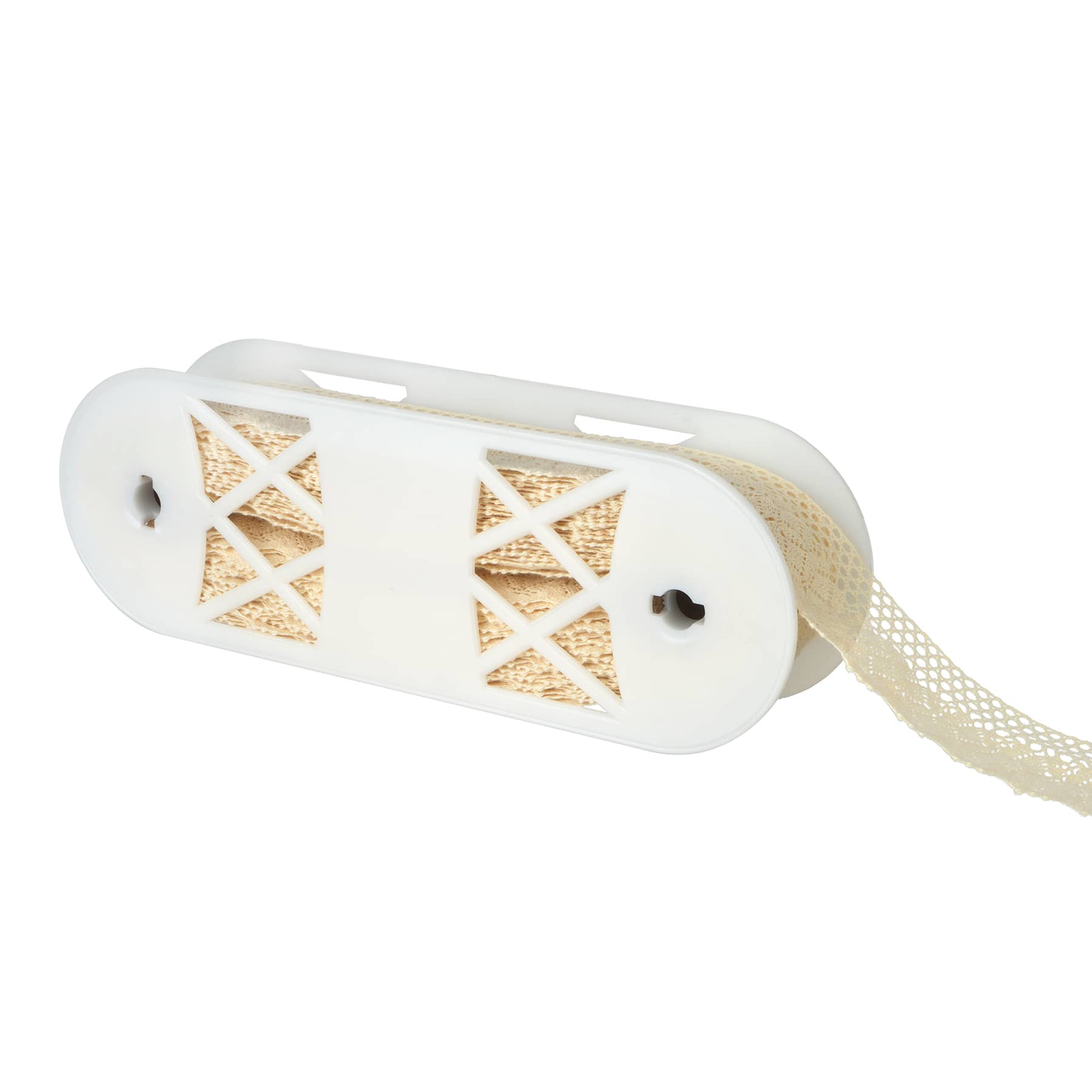 1.75&#x22; Ivory Scalloped Crochet Lace Trim by Celebrate It&#xAE;