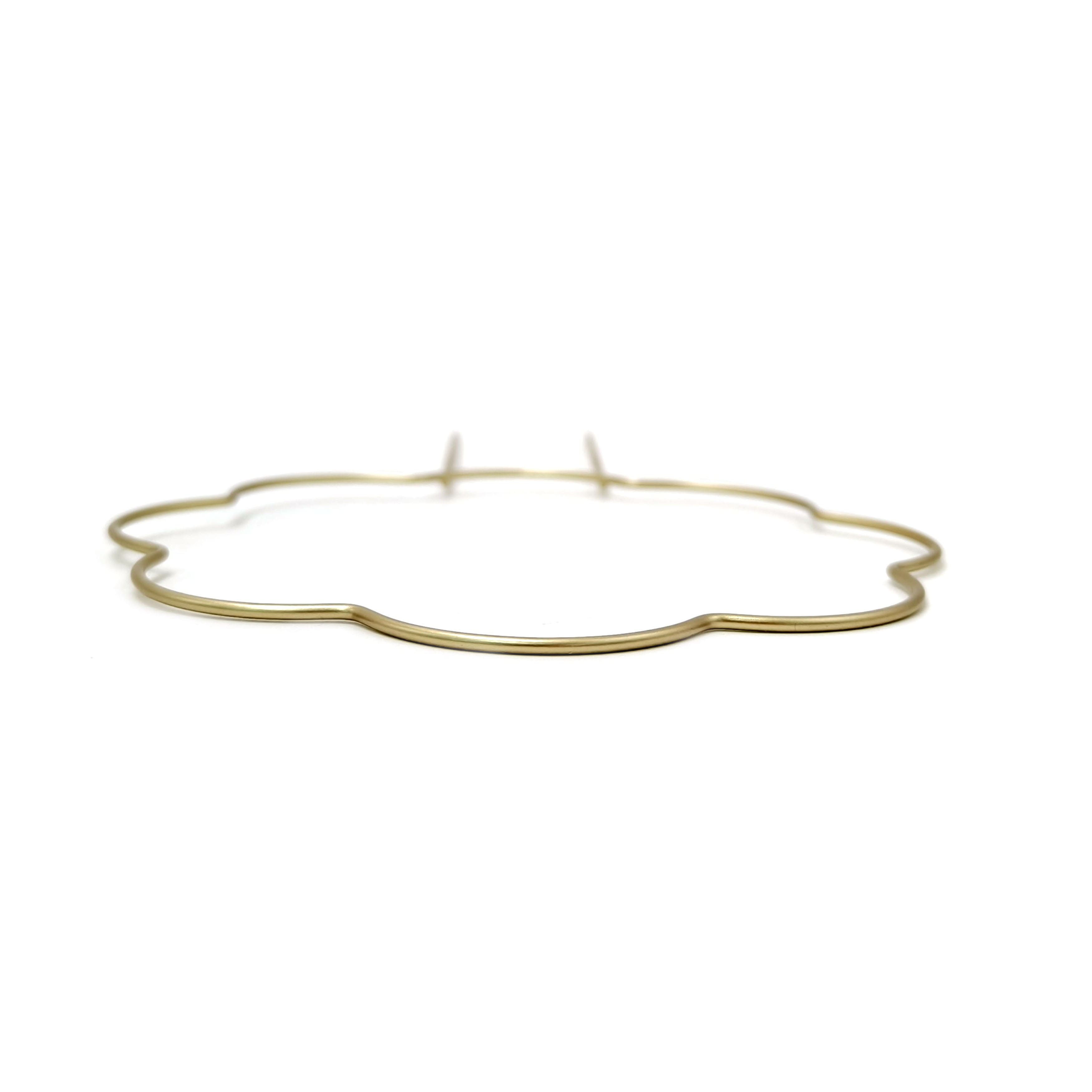 12&#x22; Gold Metal Flower Stake by Ashland&#xAE;