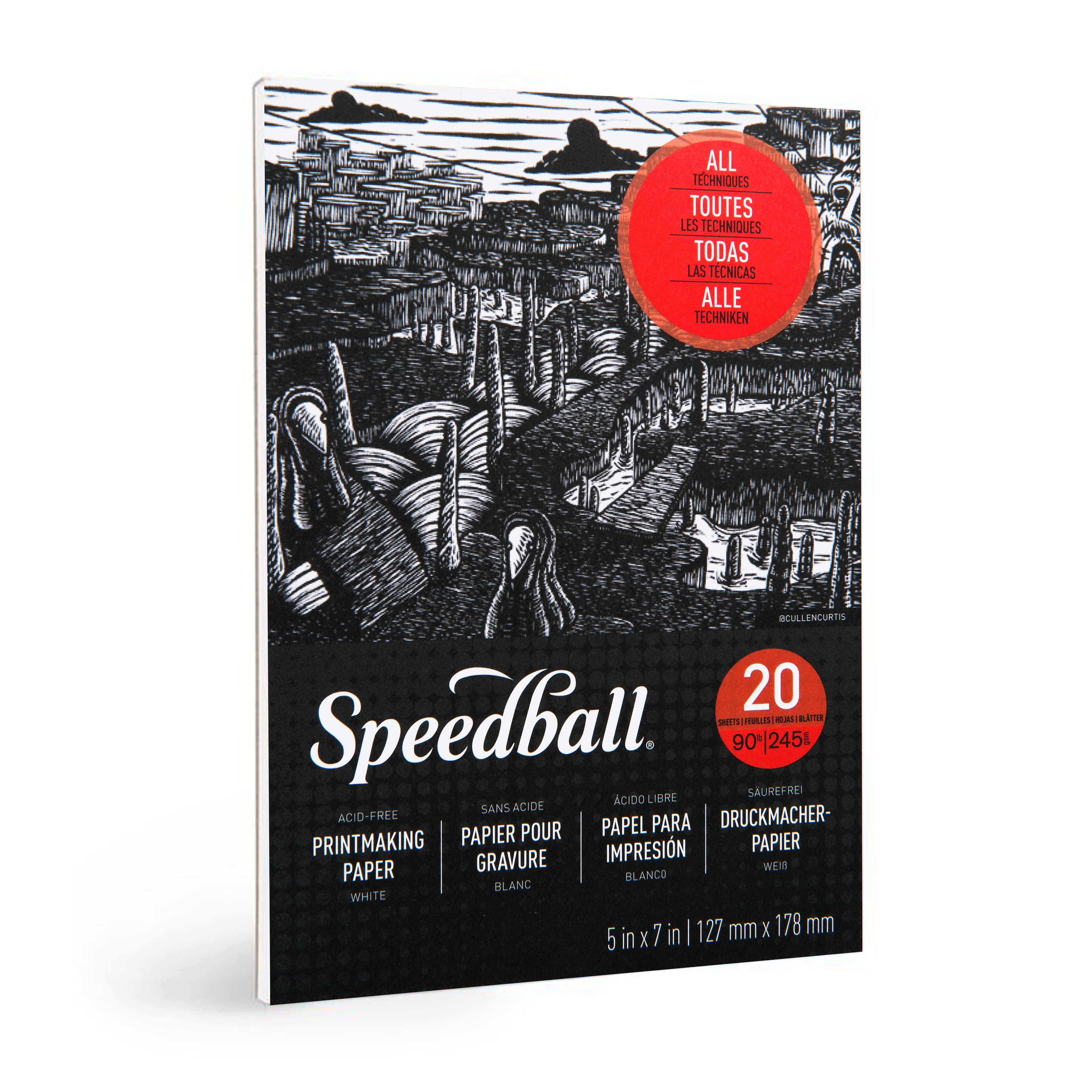 Speedball® 5" x 7" Printmaking Paper Pad