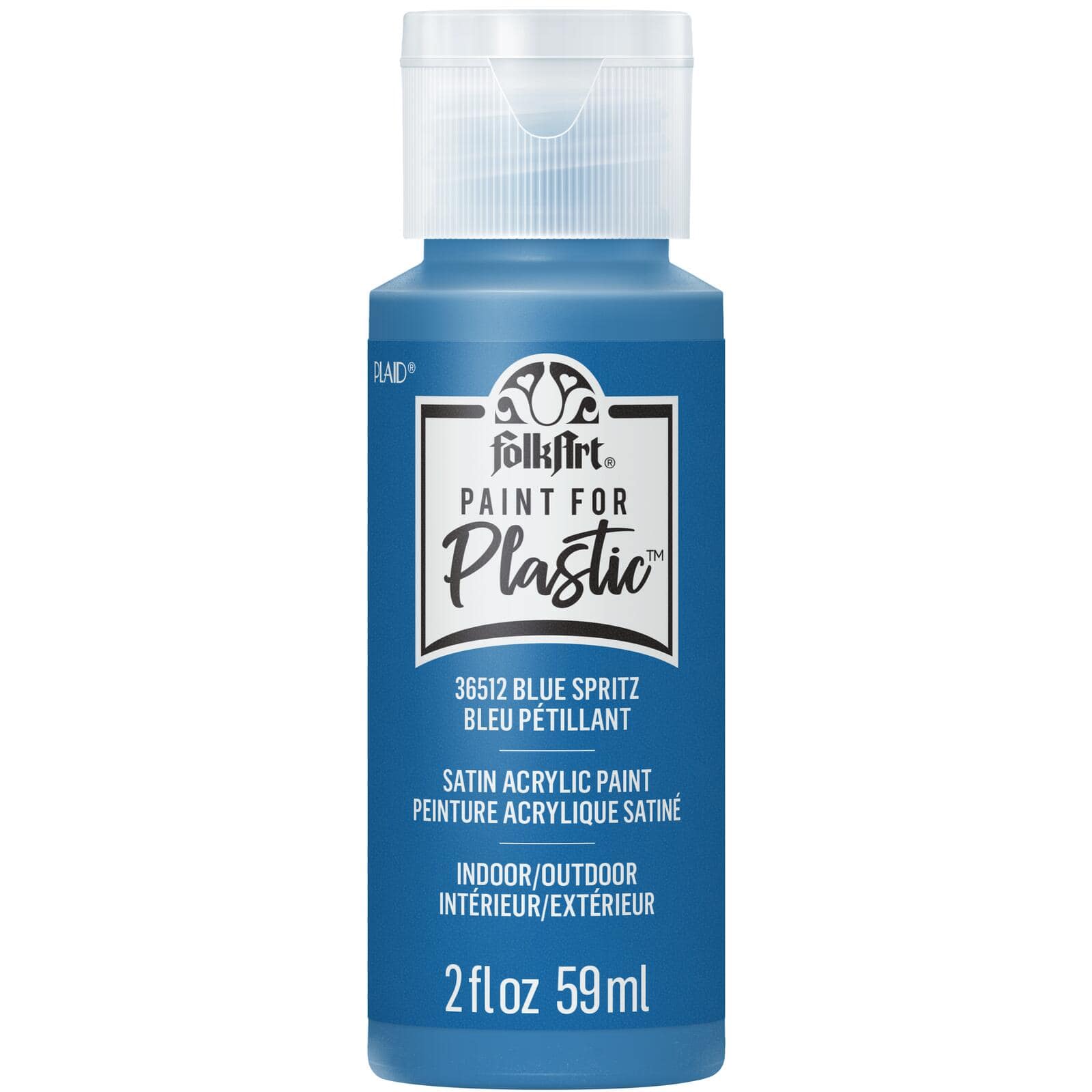 FolkArt &#xAE; Paint For Plastic&#x2122; Satin Acrylic Paint
