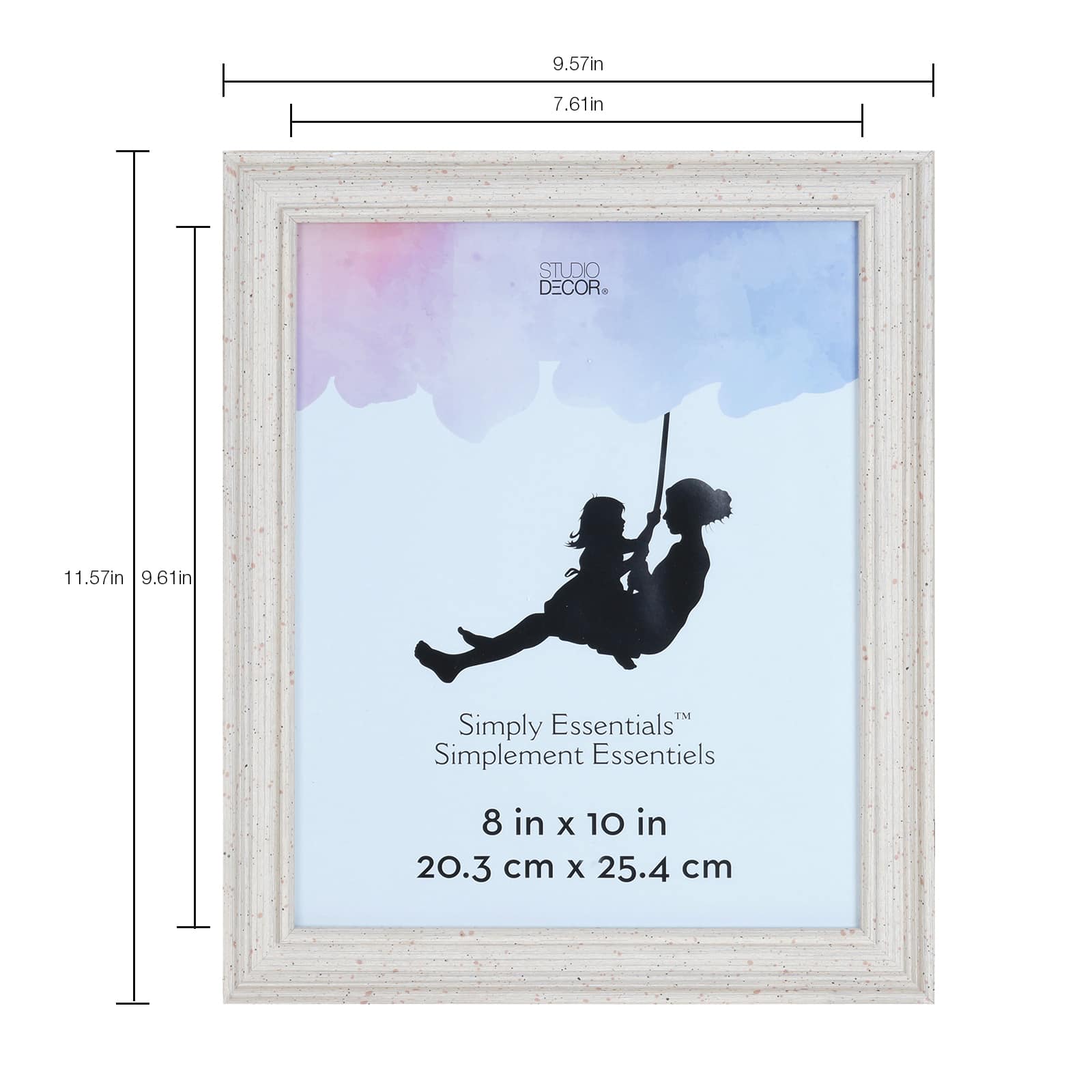 Yellow Dotted 8&#x22; x 10&#x22; Frame, Simply Essentials&#x2122; by Studio D&#xE9;cor&#xAE;