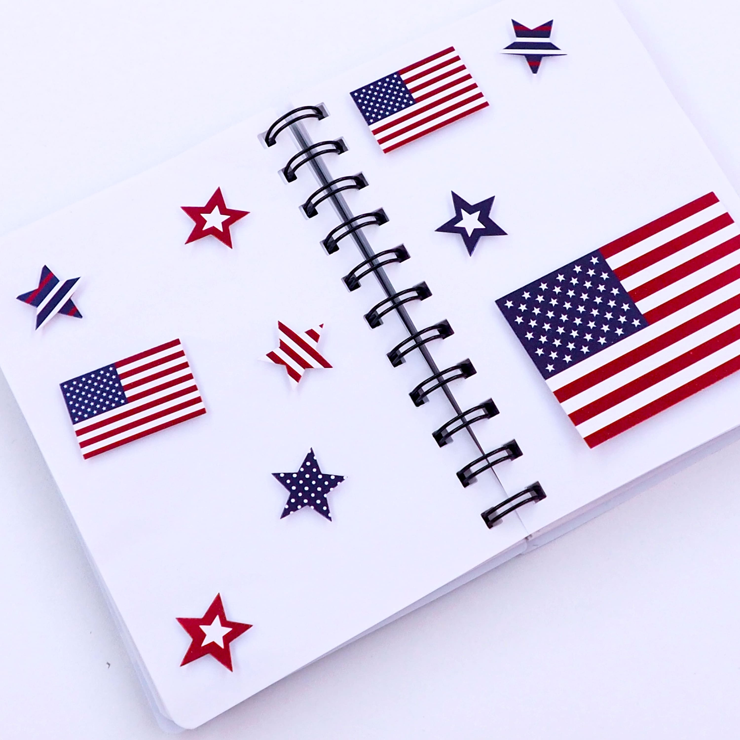 12 Pack: American Flag Stickers by Recollections™