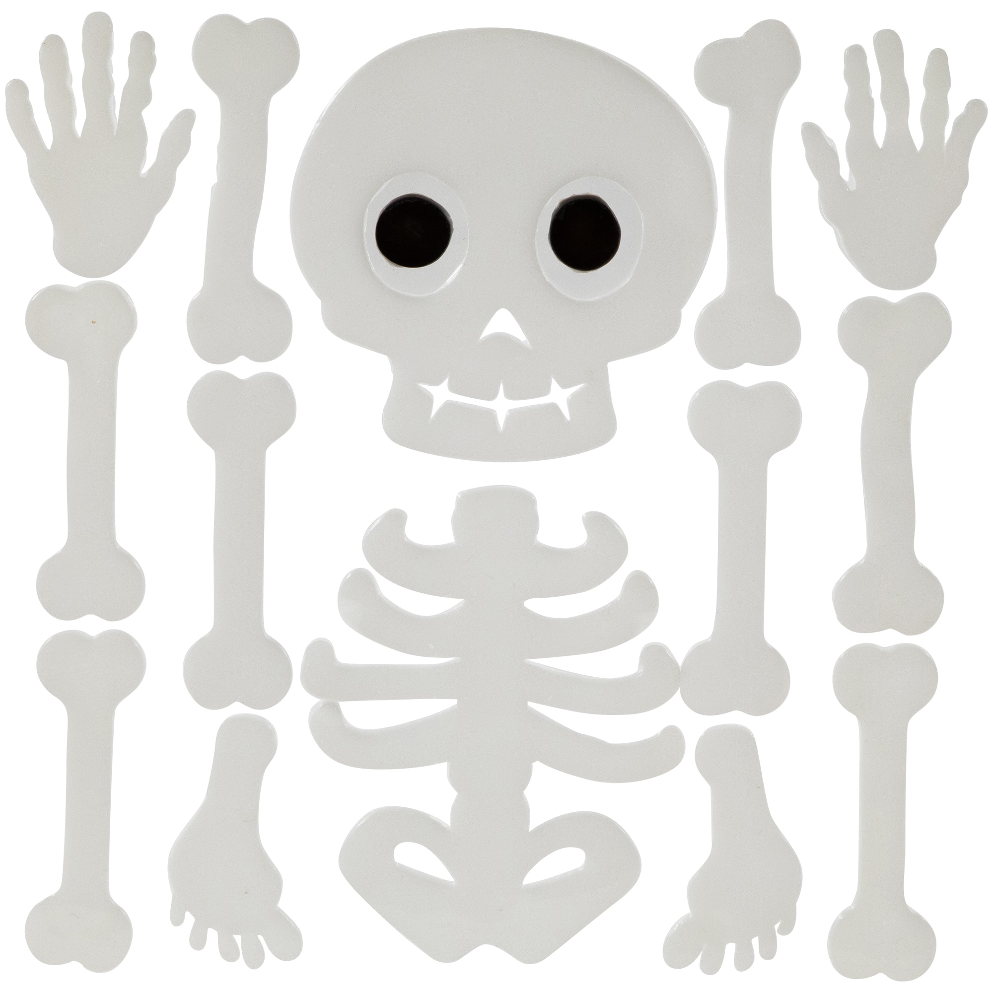 Double Sided Halloween Gel Window Clings, 4ct.