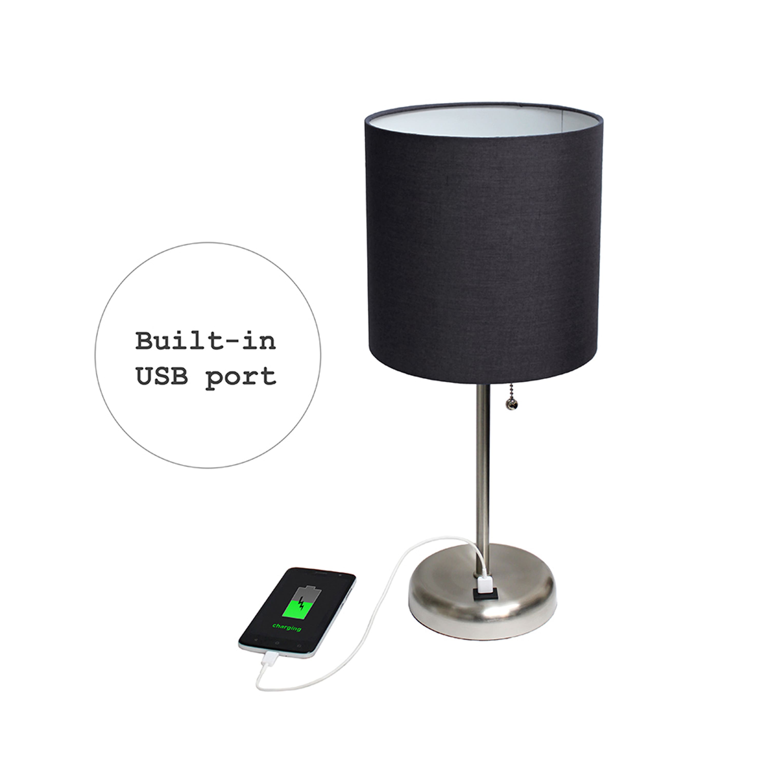 LimeLights Stick Lamp with USB Port