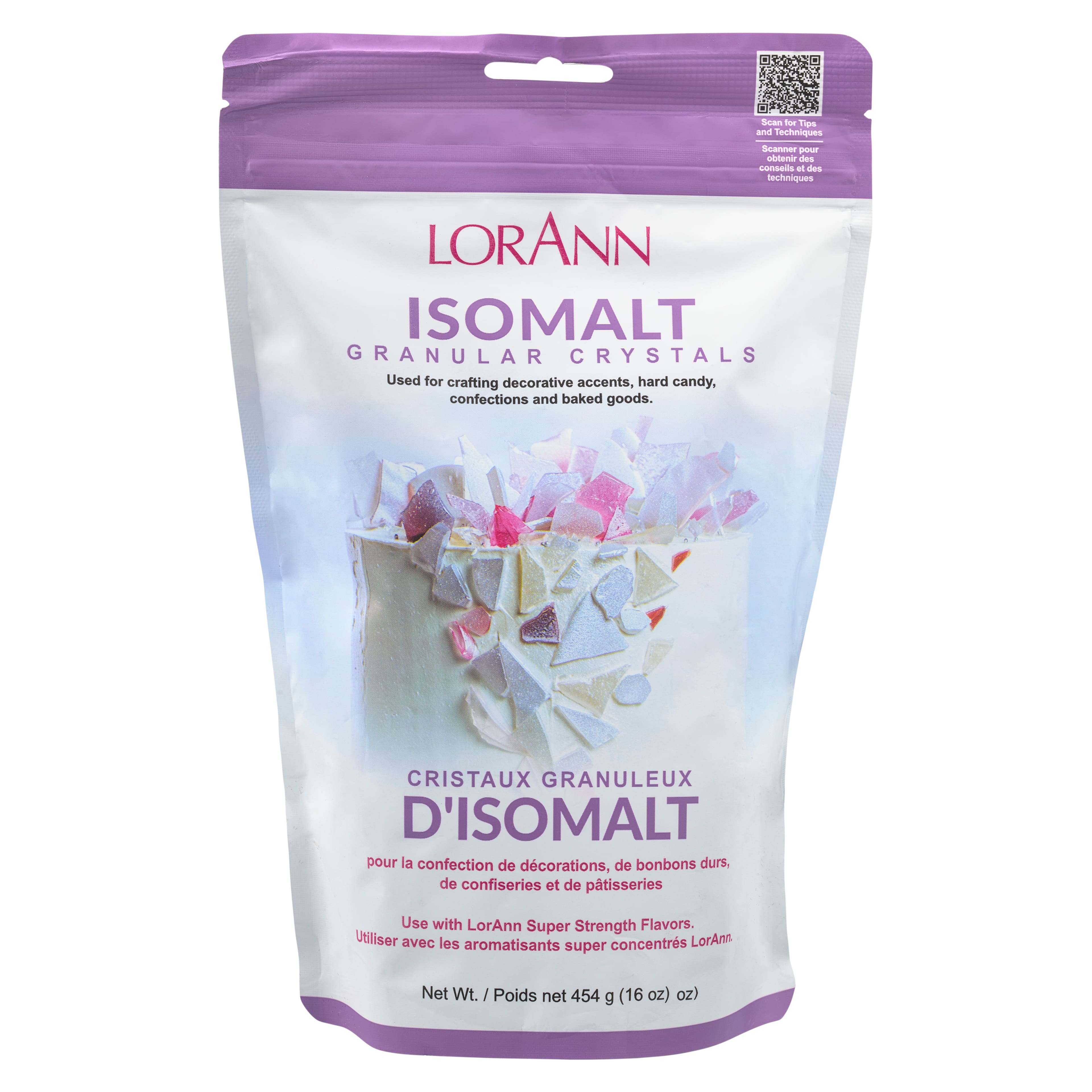 LorAnn Isomalt Granular Crystals, 16oz.