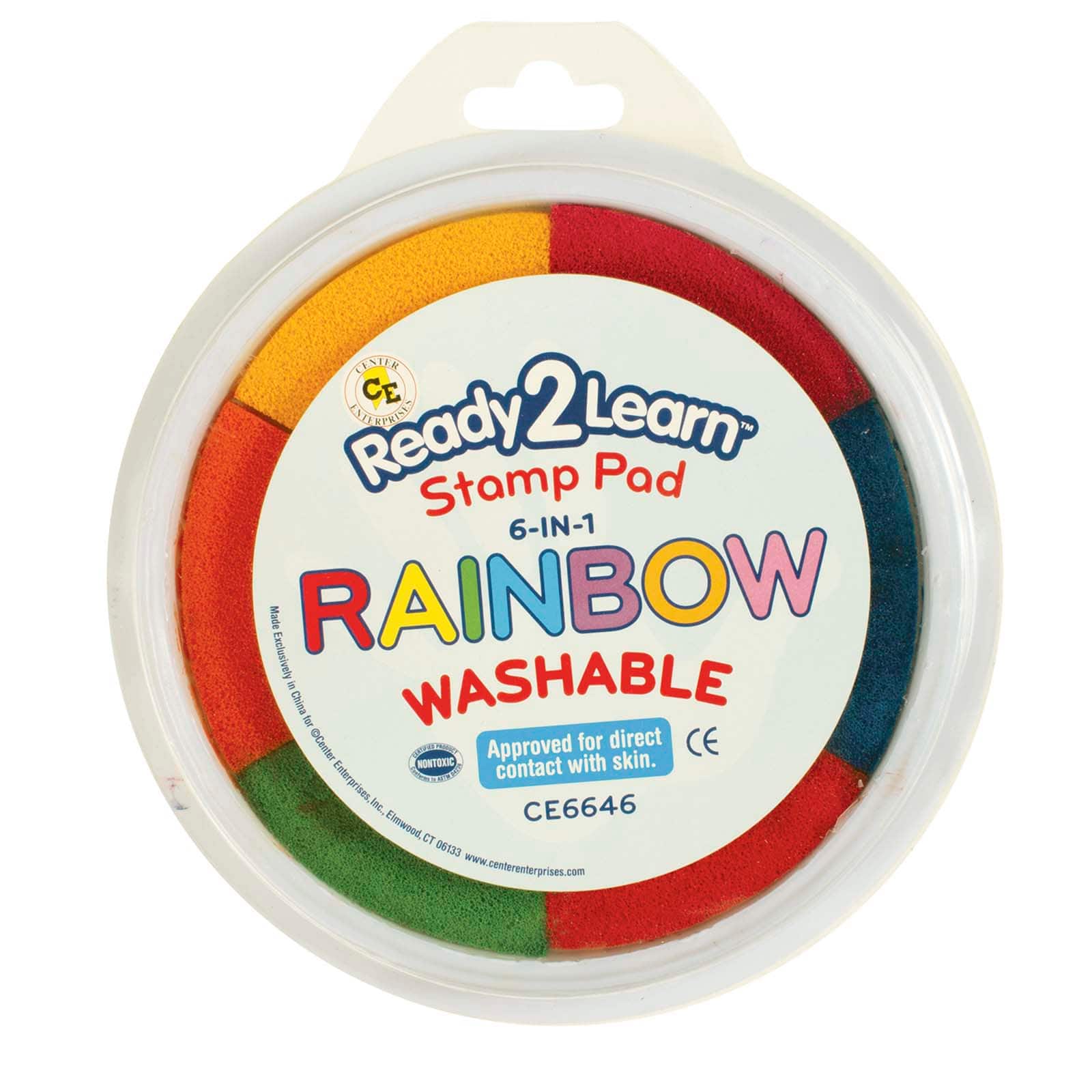 Ready2Learn&#x2122; Jumbo 6-in-1 Washable Stamp Pad, 3ct.