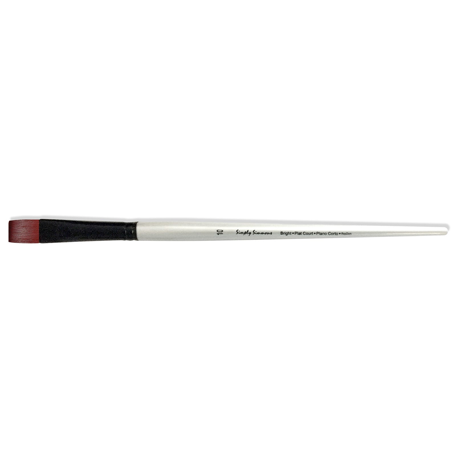 Simply Simmons Extra-Firm Synthetic Long Handle Bright Brush