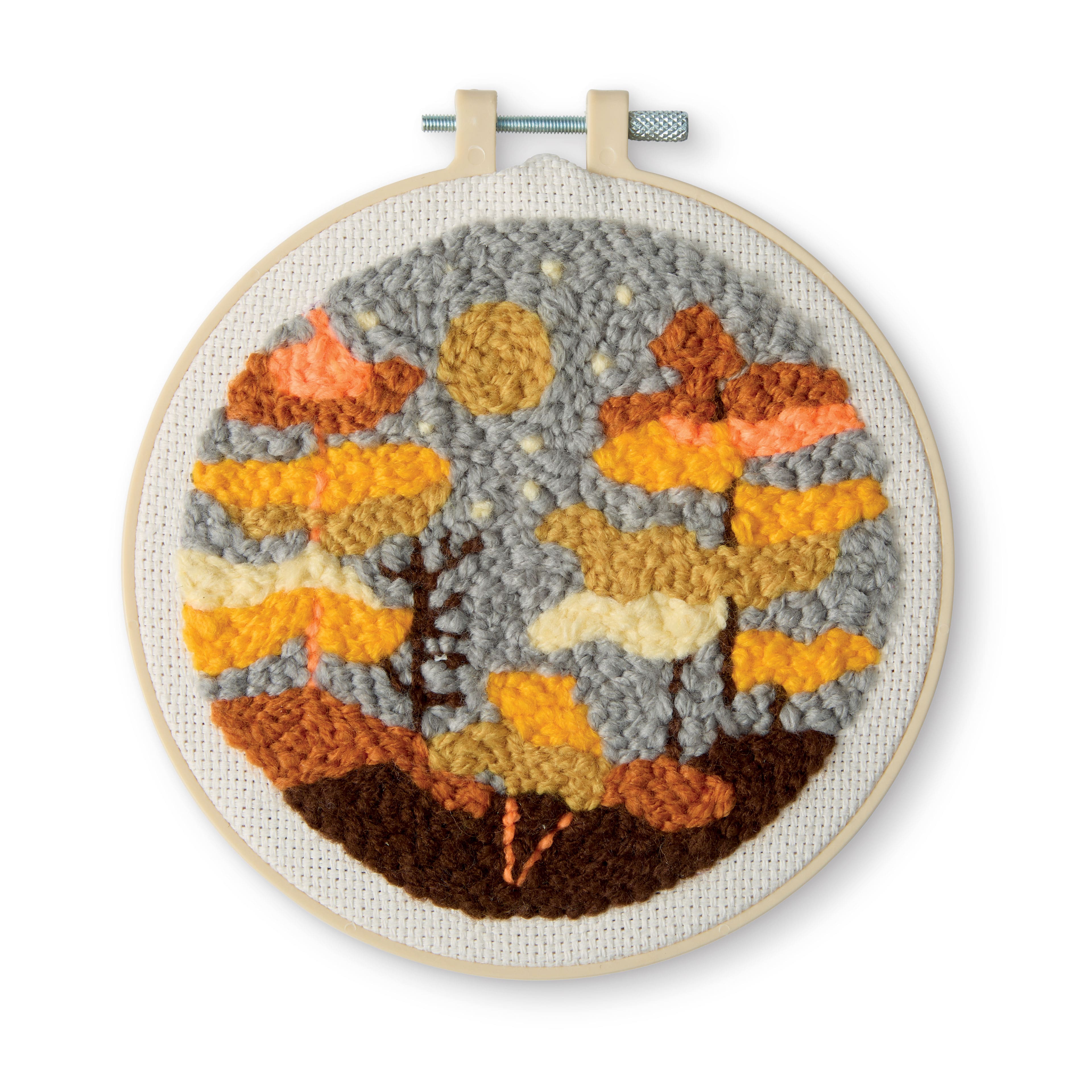6&#x22; Forest Punch Needle Kit by Loops &#x26; Threads&#xAE;
