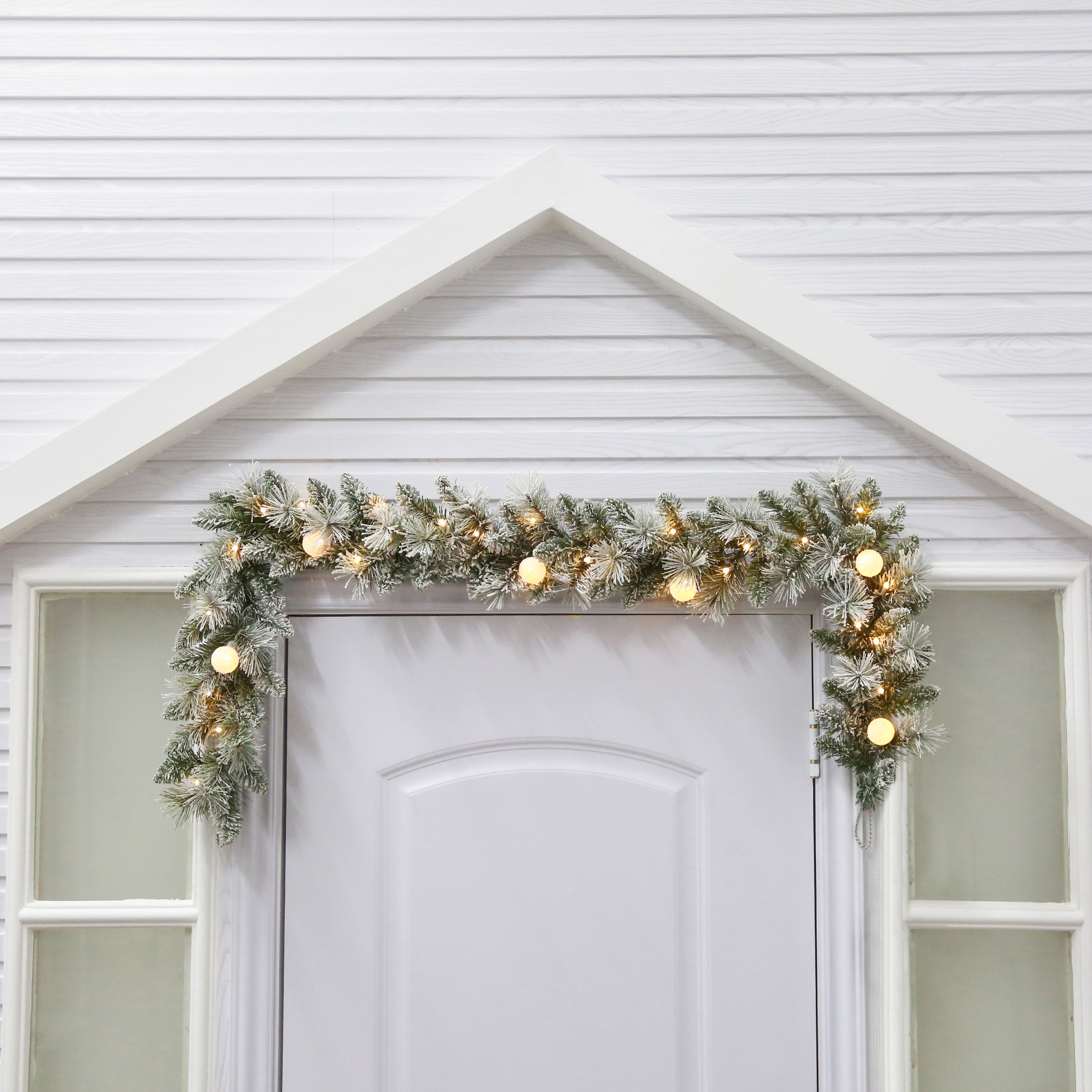 6ft. Pre-Lit Glacier Fir Garland by Ashland&#xAE;