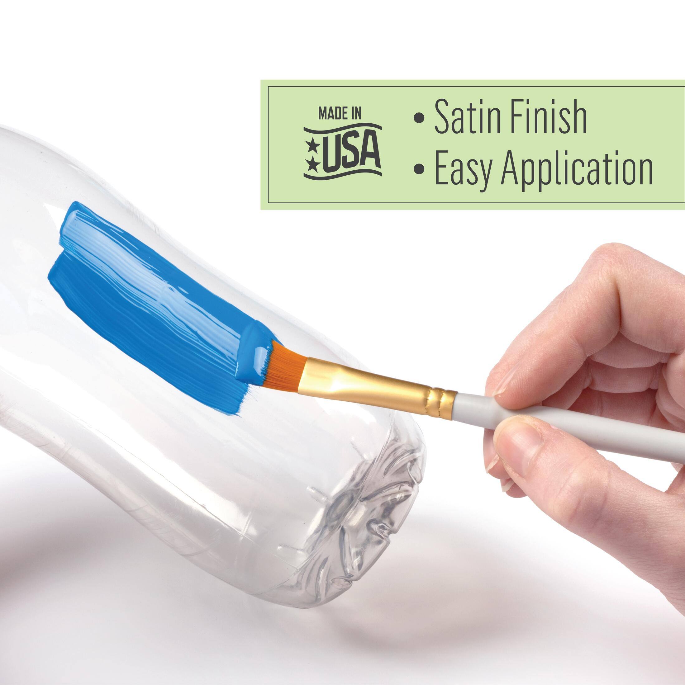 FolkArt® Paint For Plastic™ Paint & Brush Kit