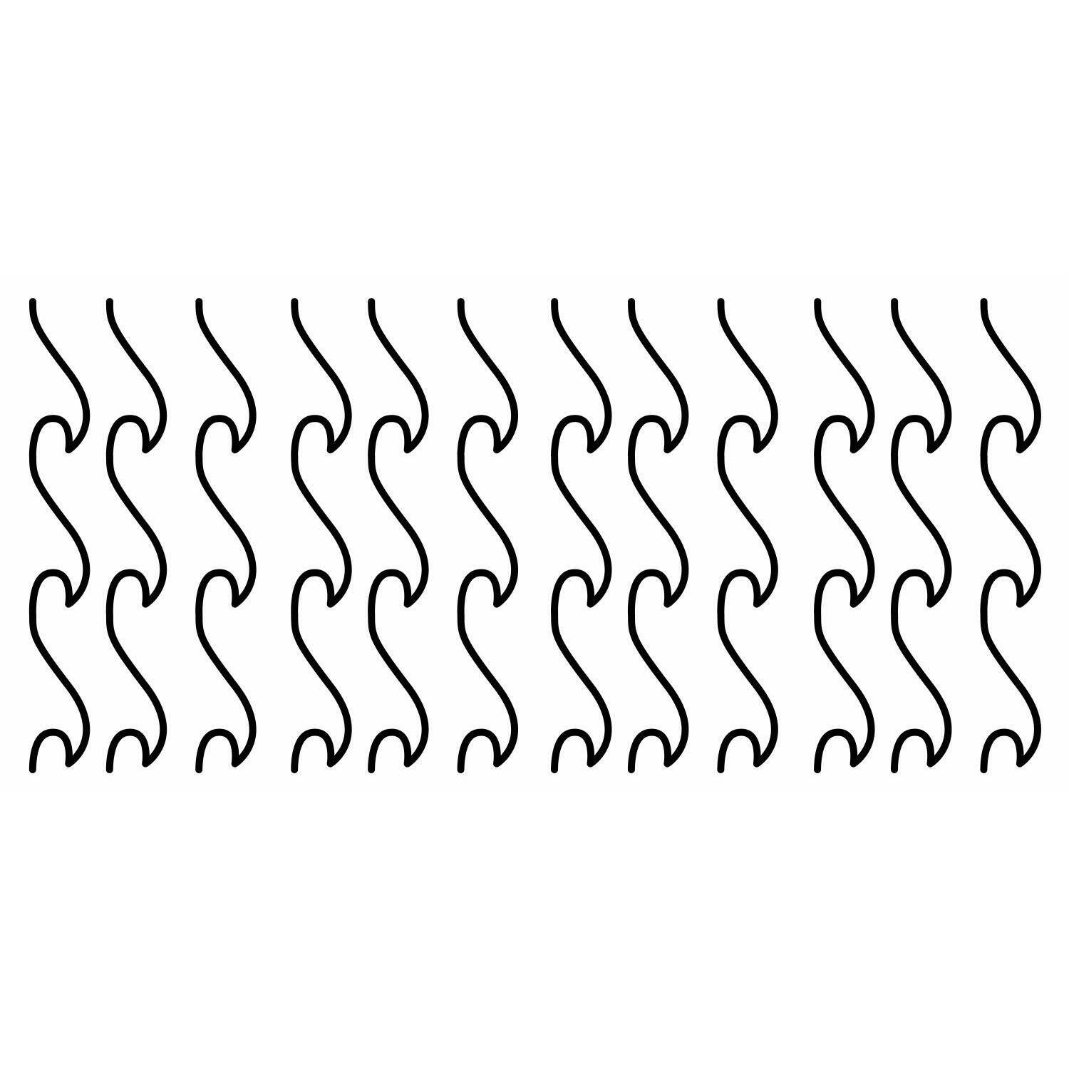 RoomMates Simplistic Waves Peel &#x26; Stick Wall Decals