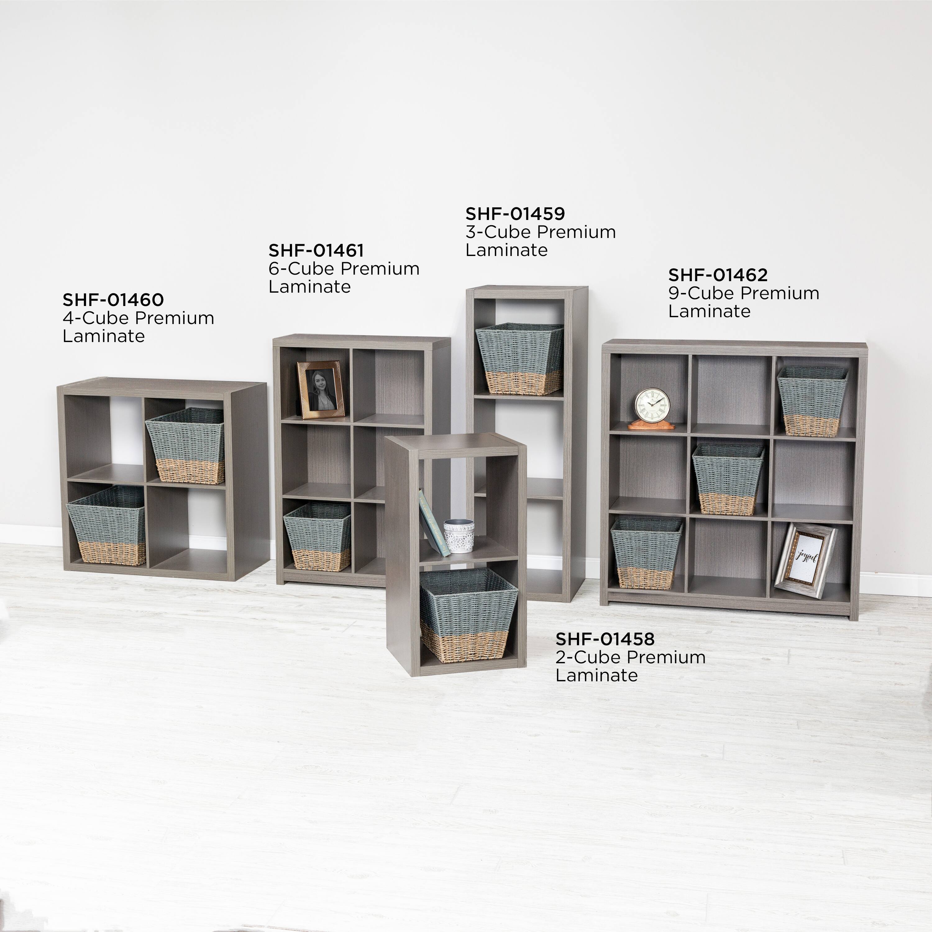 Honey Can Do 6-Cube Premium Laminate Shelf Organizer