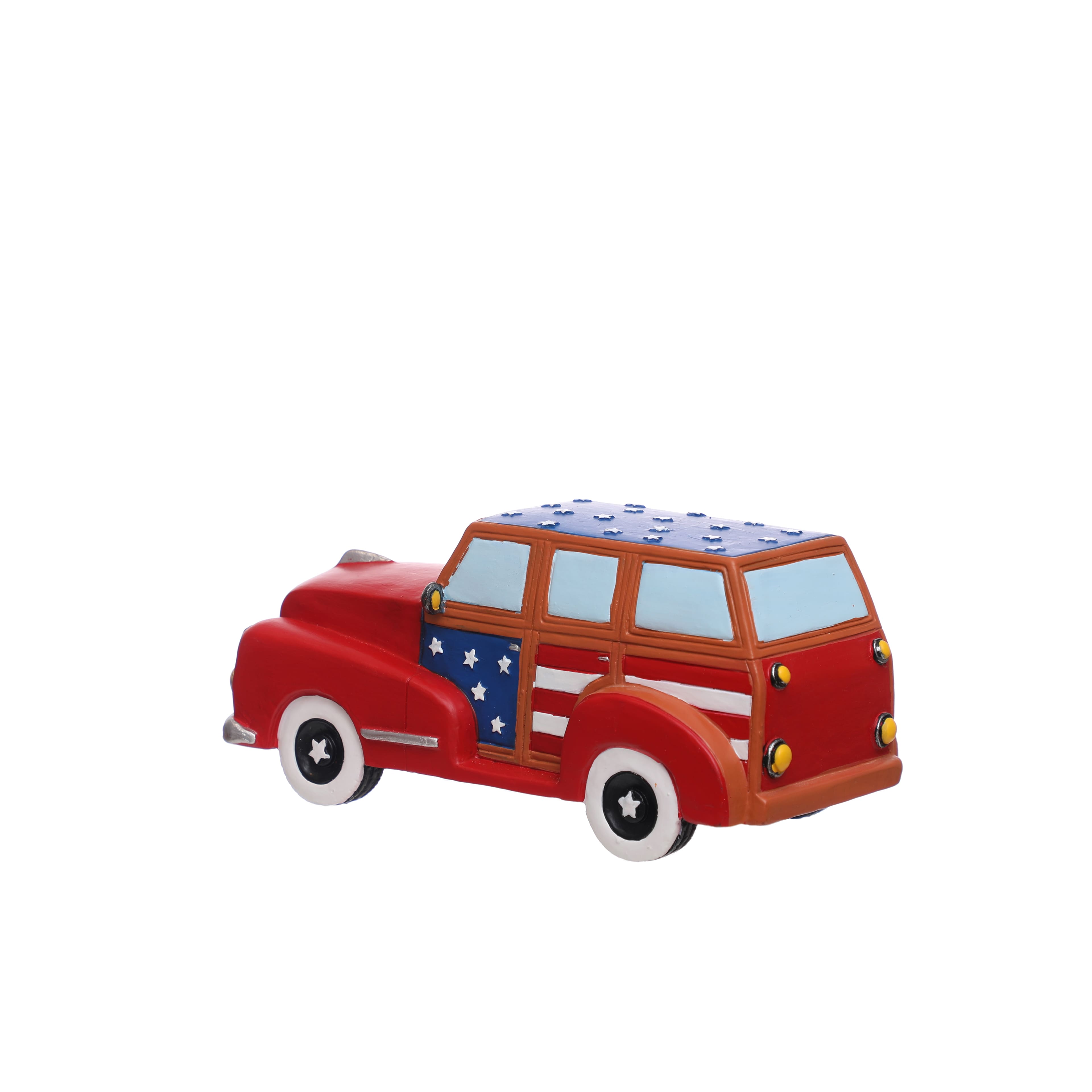 9.25&#x22; Stars &#x26; Stripes Tabletop Car Accent by Celebrate It&#x2122;