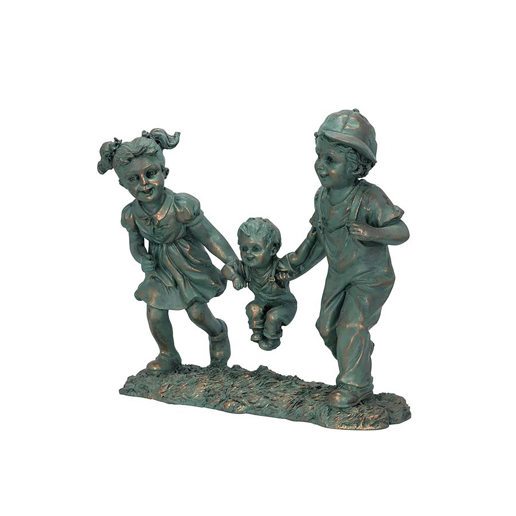 Design Toscano 12&#x22; Swing Time Children Garden Statue