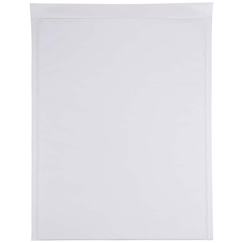 JAM Paper 14.25" x 18.5" White Kraft Bubble Lite Padded Mailers, 25ct.